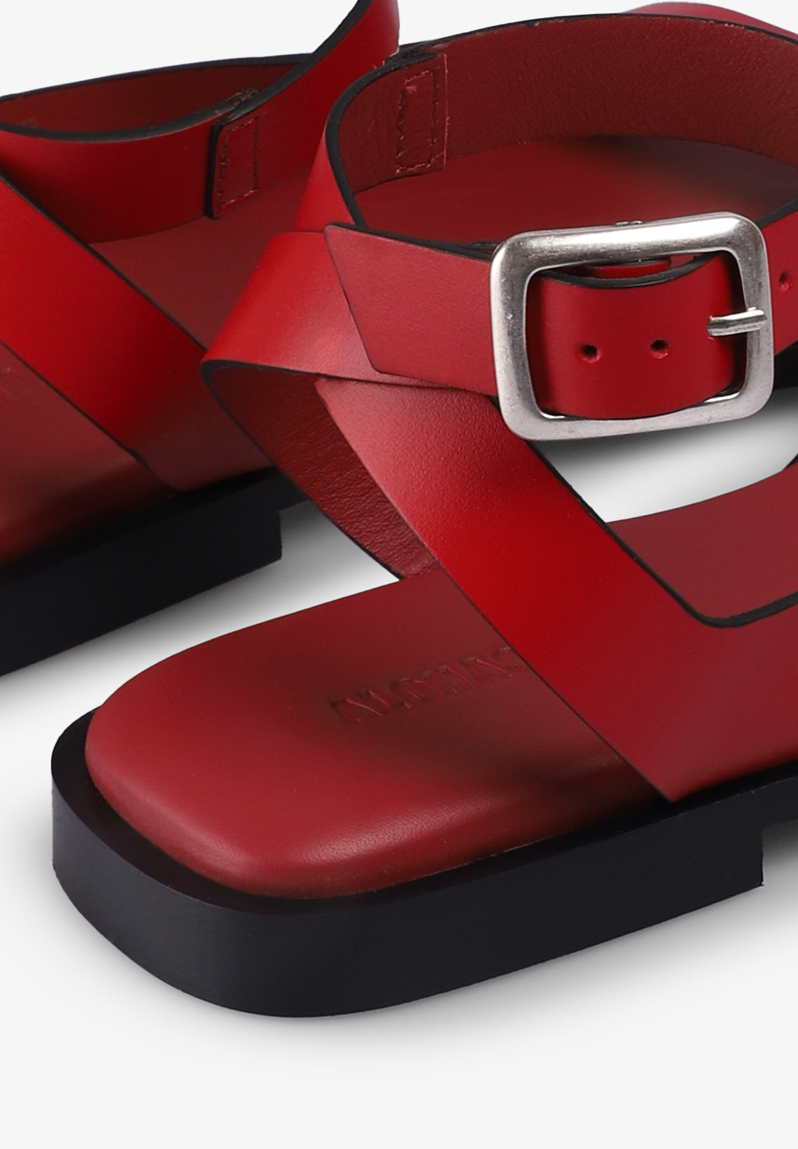ALOHAS | TEBAS RED  SANDALS