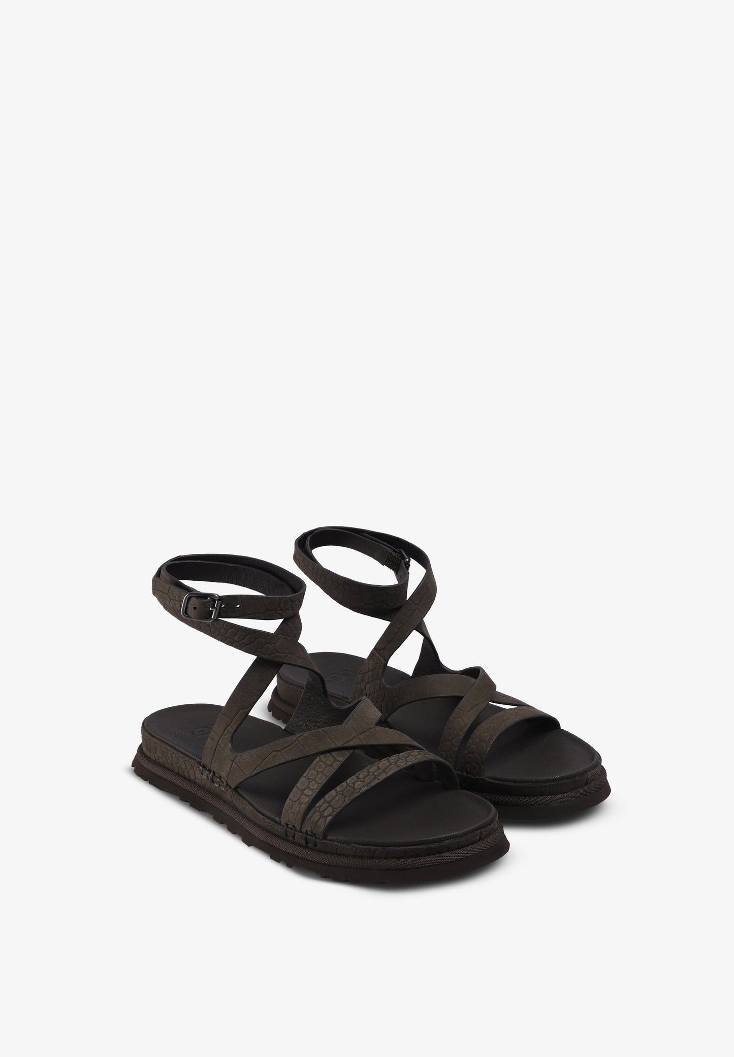 UGG | SANDÁLIAS GOLDENGAZE EMBOSSED ANKLE WRAP