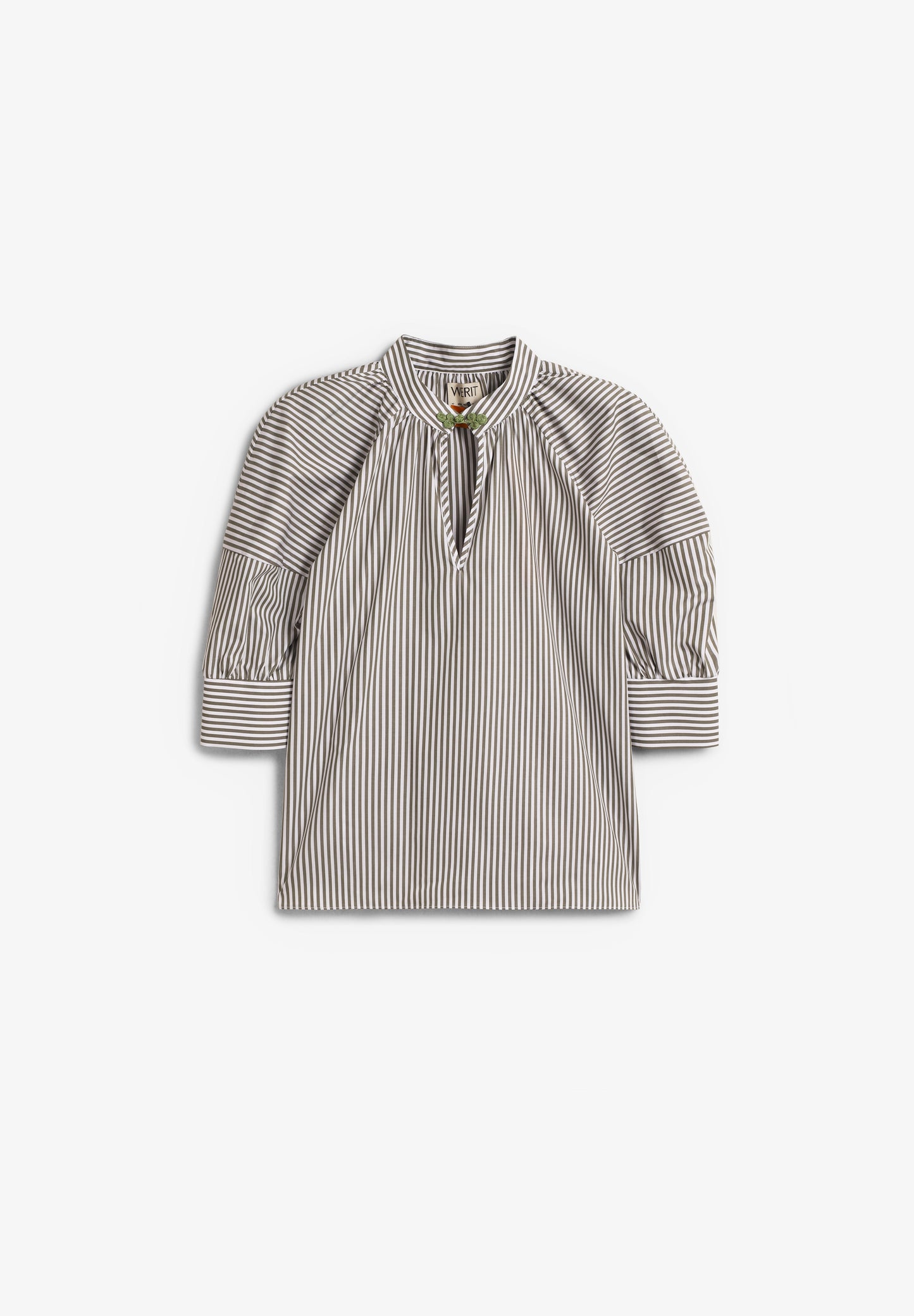 WERIT | CAMISA MARA RAYAS KAKI
