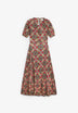 BABBAKI | VESTIDO ARLES KALEIDOSCOPIC