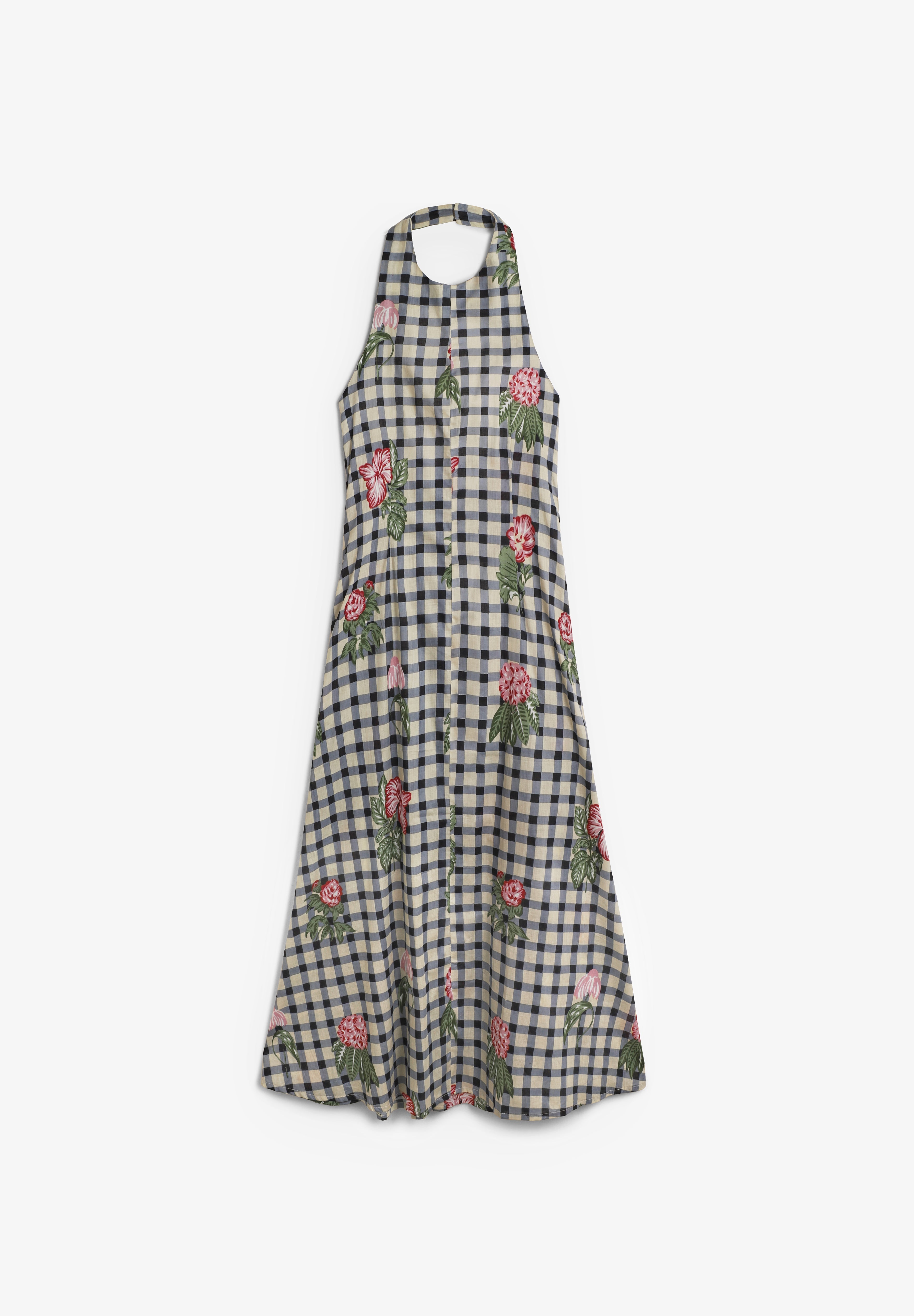 BABBAKI | VESTIDO HALTER VICHY