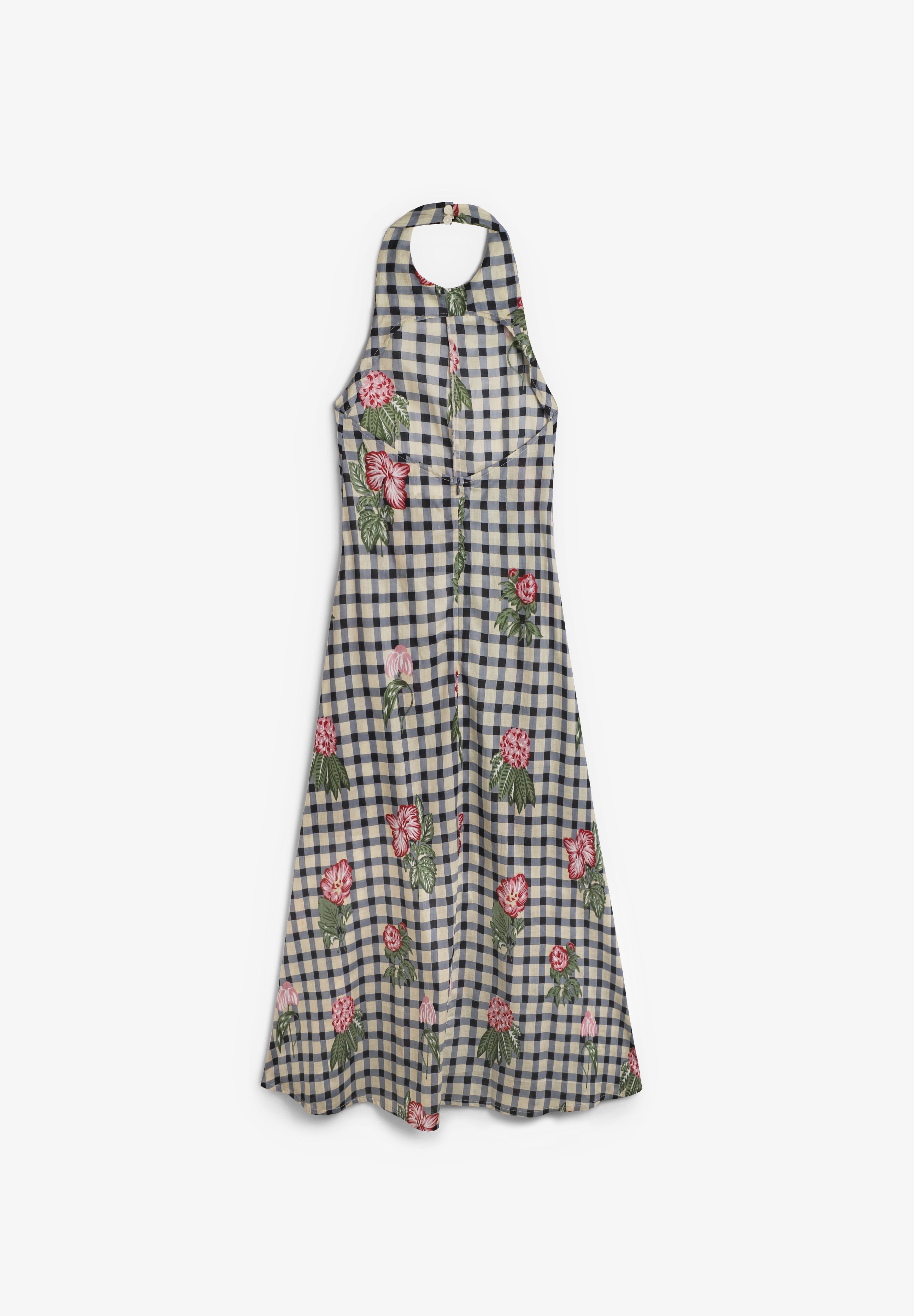BABBAKI | VESTIDO HALTER VICHY