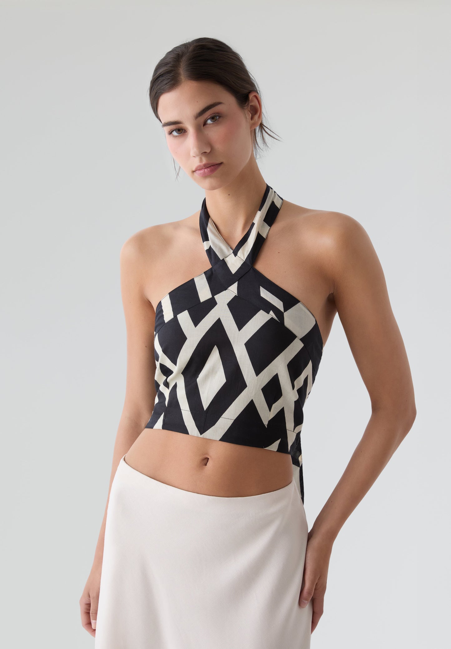 BABBAKI | TOP HALTER NEFER GEO