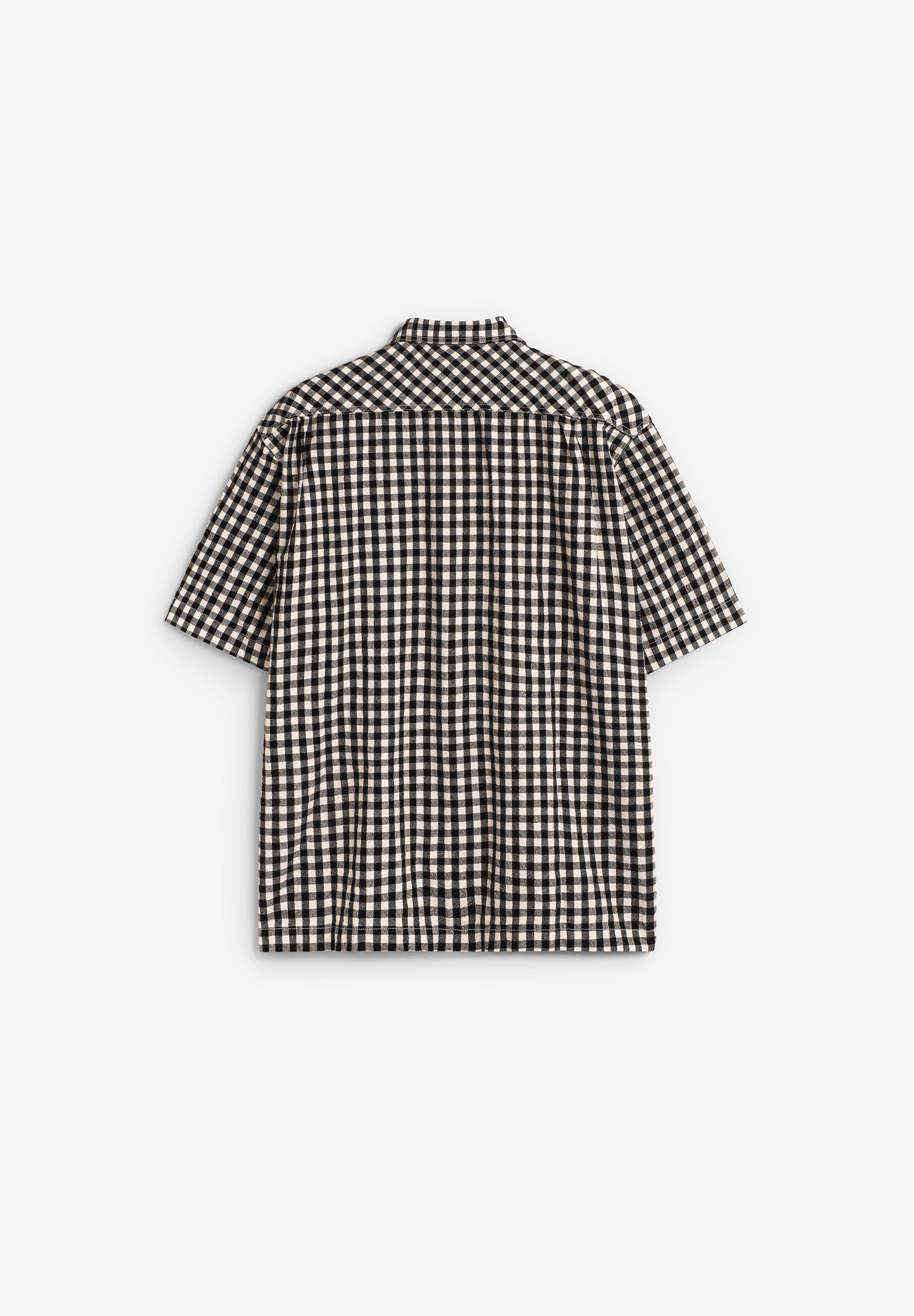 KAPPY | GINGHAM CHECK LINEN HALF JACKET