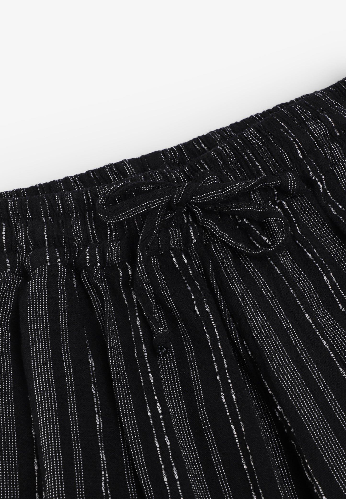 KAPPY | LINEN COTTON STRIPE PANTS
