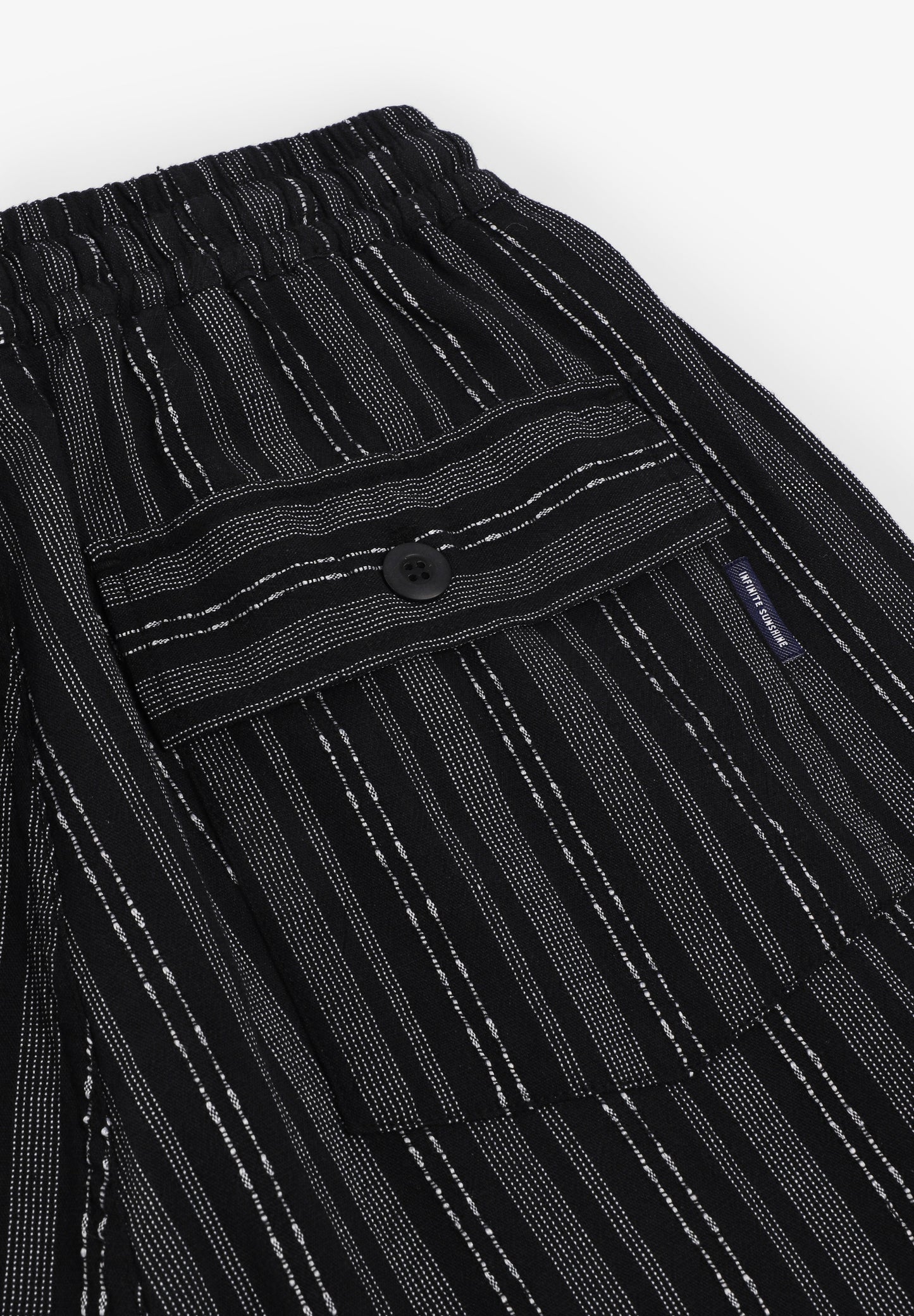 KAPPY | LINEN COTTON STRIPE PANTS