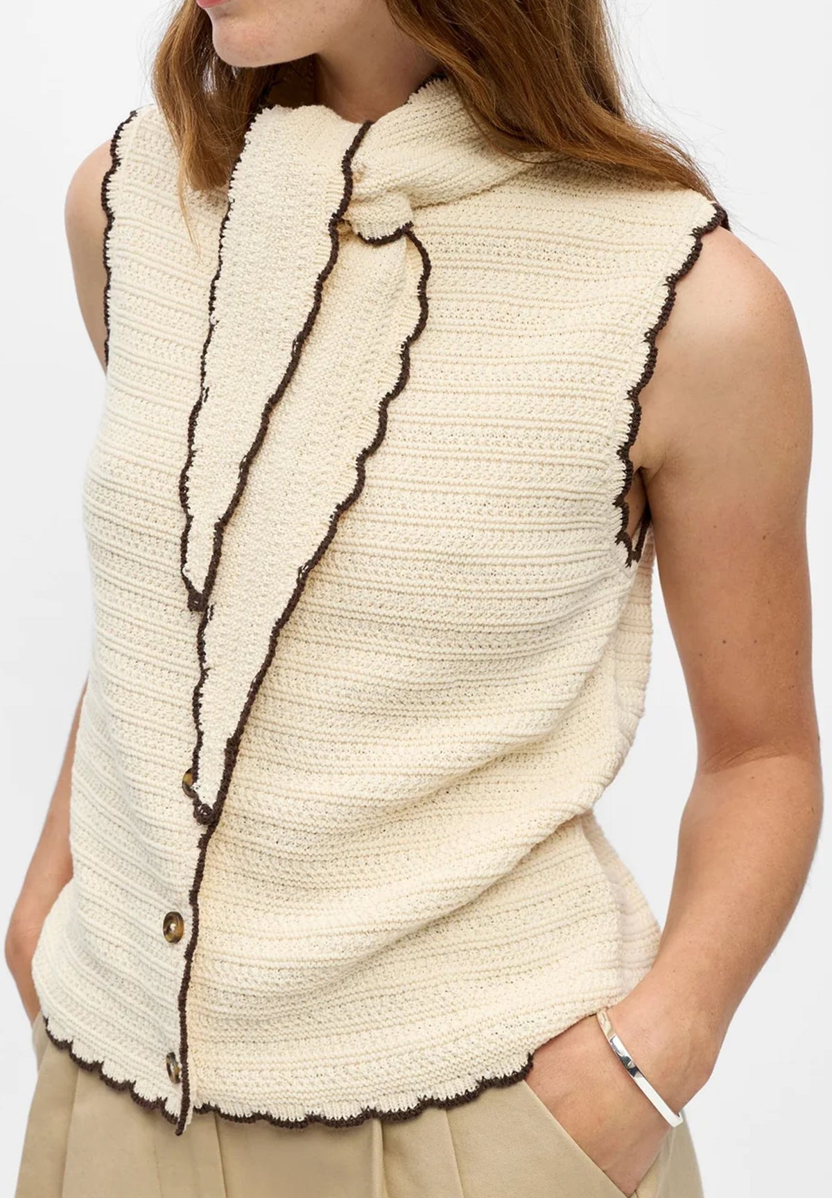 OBJECT | JAINA KNIT SCARF CARDIGAN