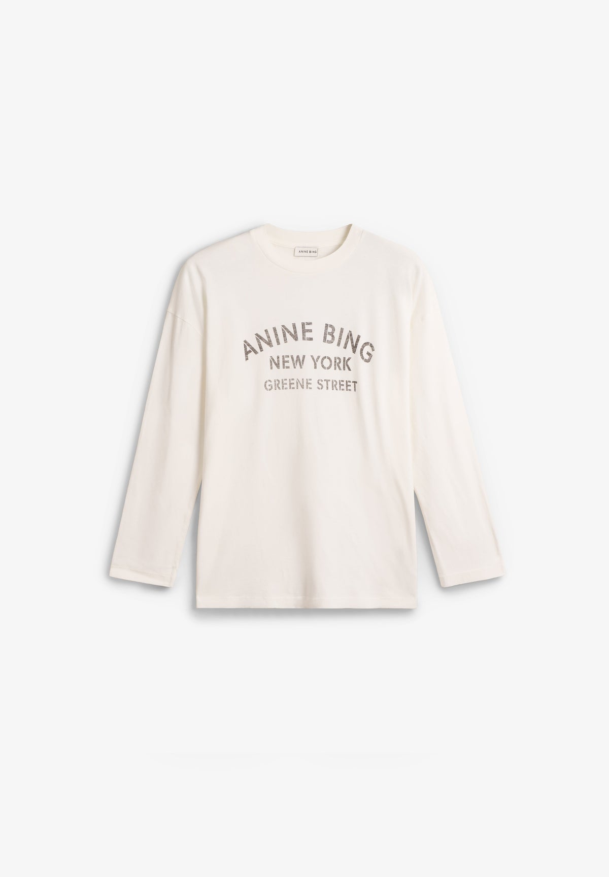 ANINE BING | IVAN LONG SLEEVE NEW YORK STENCIL