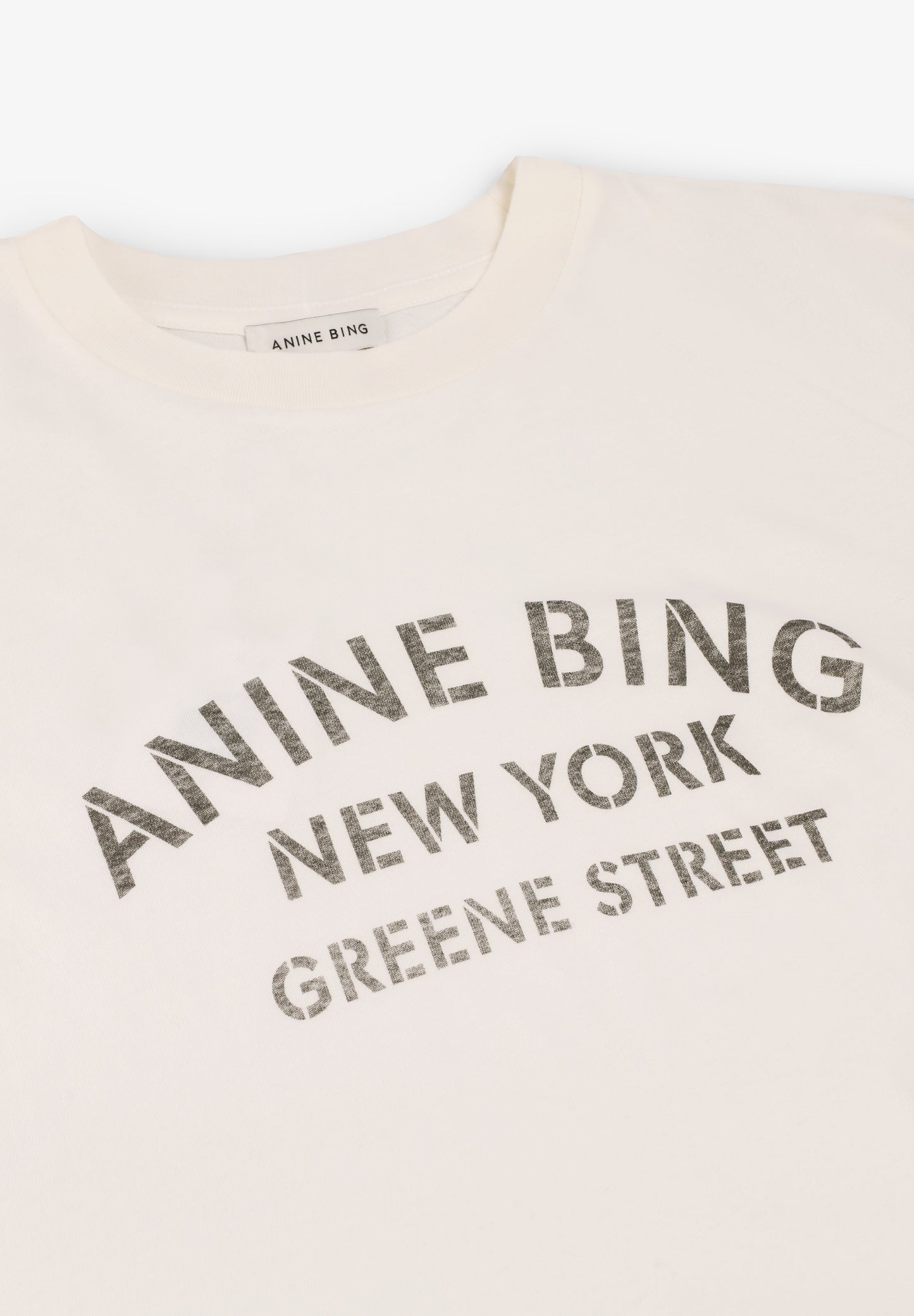 ANINE BING | IVAN LONG SLEEVE NEW YORK STENCIL