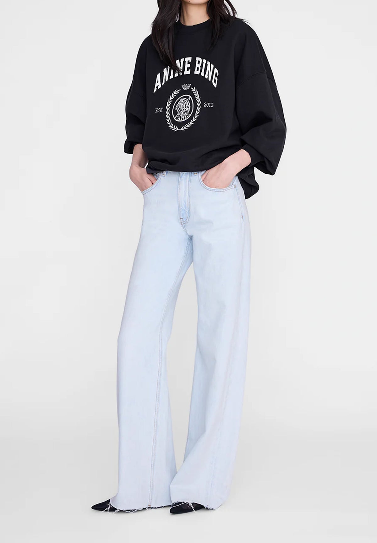ANINE BING | MILES SWEATSHIRT COLLEGIATE
