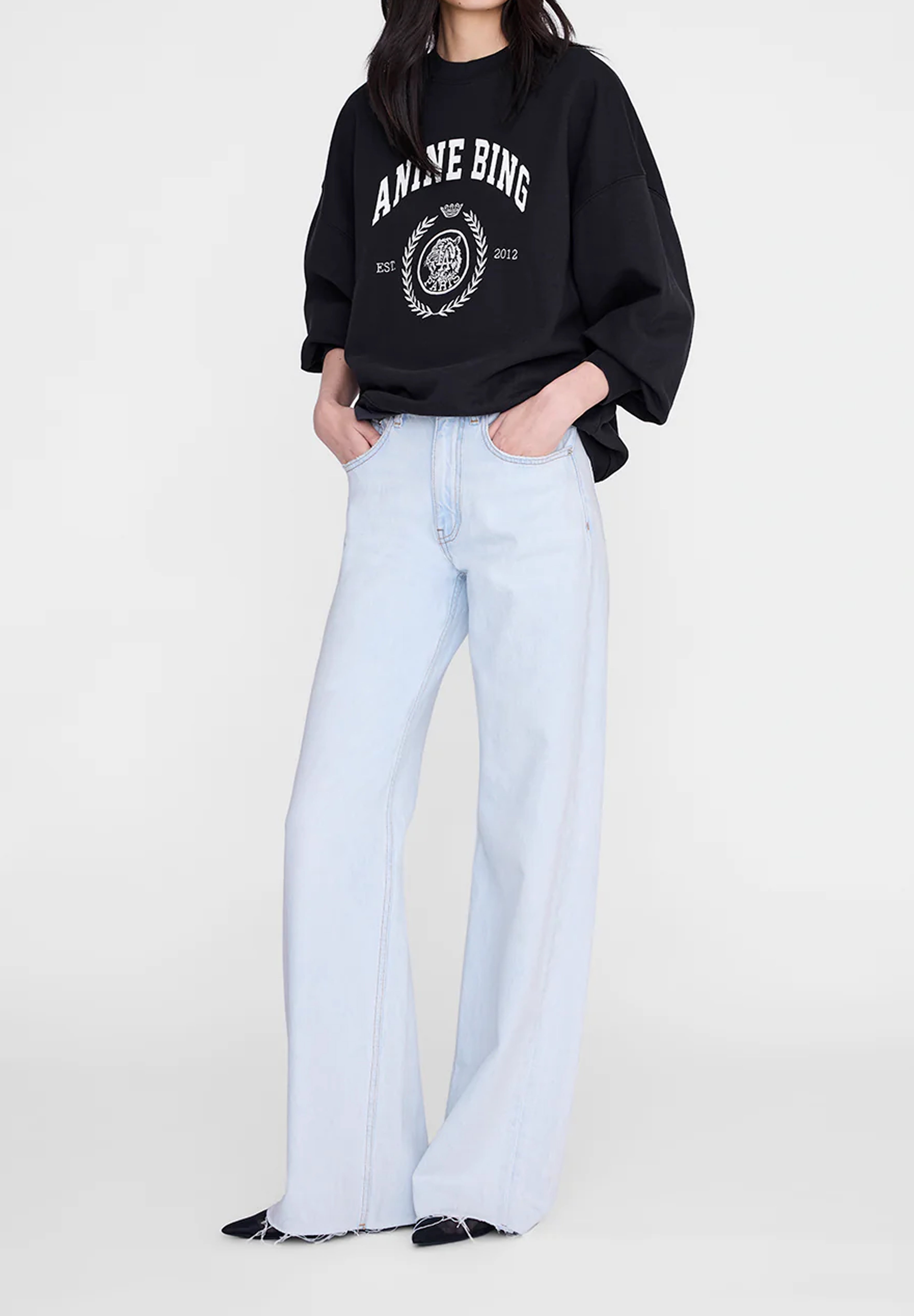 ANINE BING | MILES SWEATSHIRT COLLEGIATE