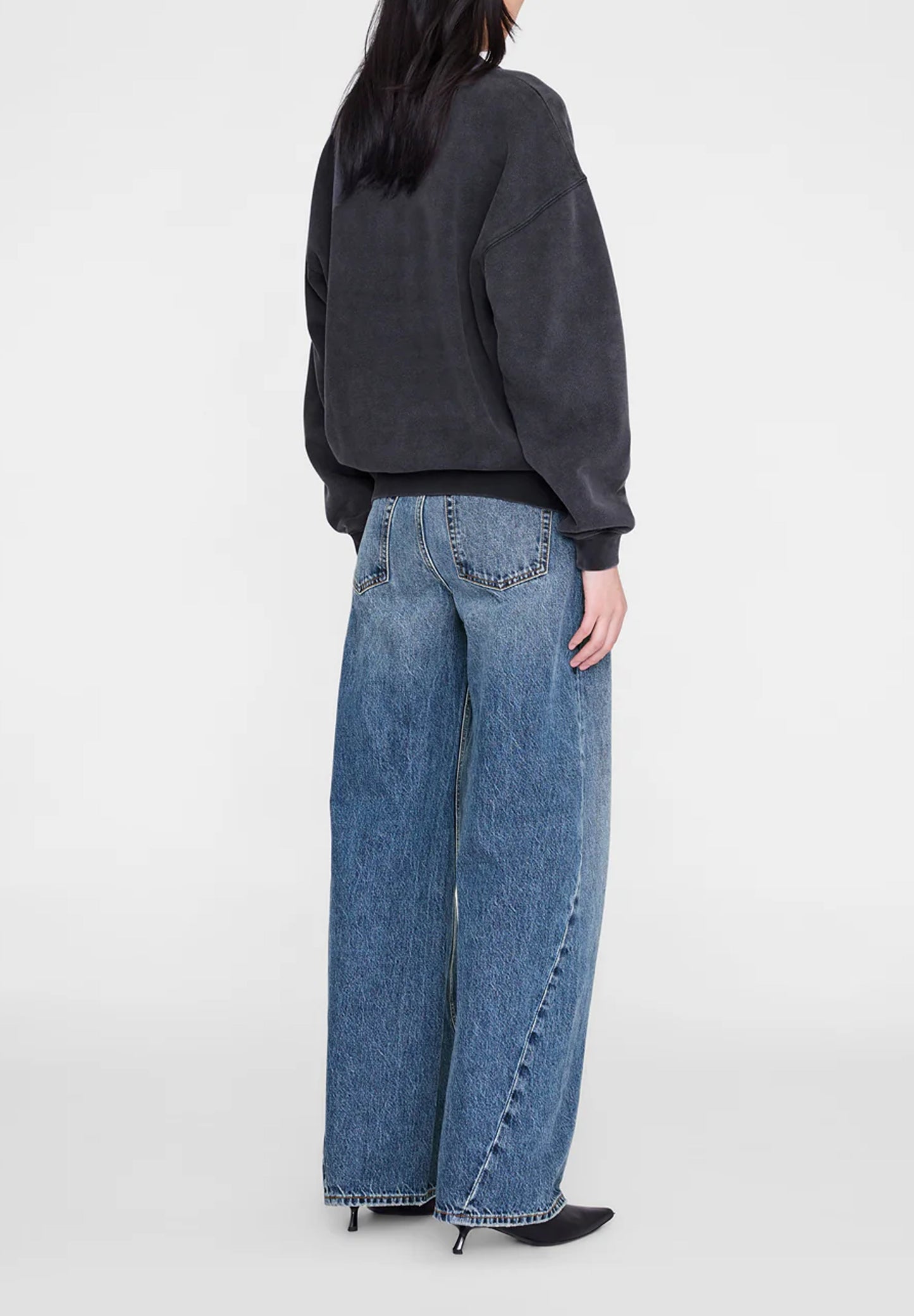 ANINE BING | SPENCER SWEATSHIRT LEOPARD