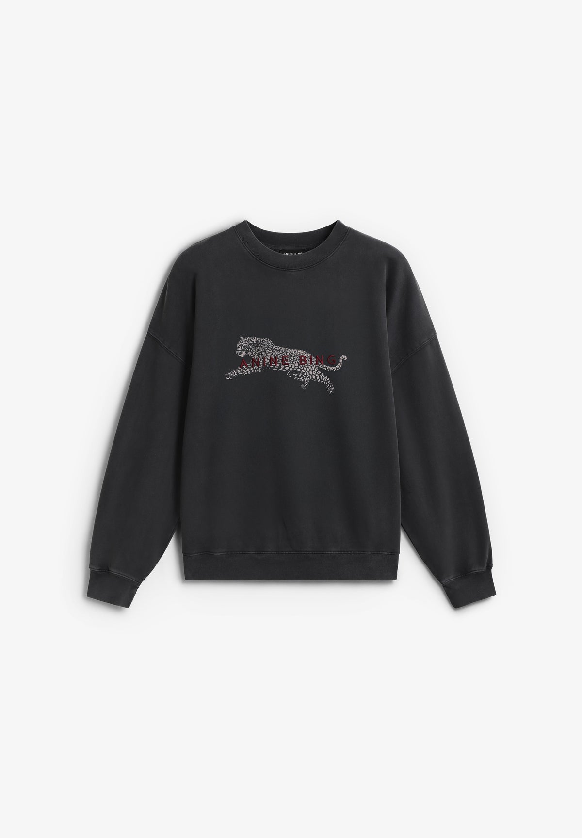 ANINE BING | SPENCER SWEATSHIRT LEOPARD