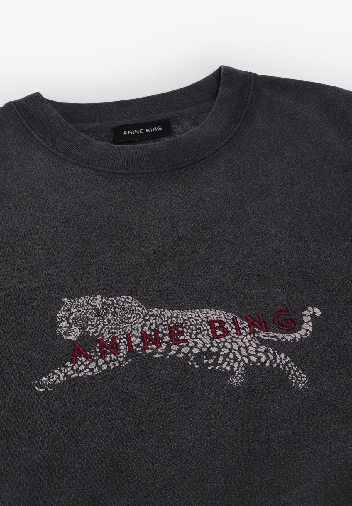 ANINE BING | SPENCER SWEATSHIRT LEOPARD