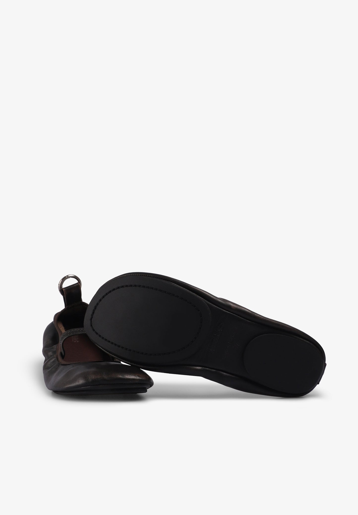 ALOHAS | NAIRA BAREFOOT LEATHER BALLET FLATS