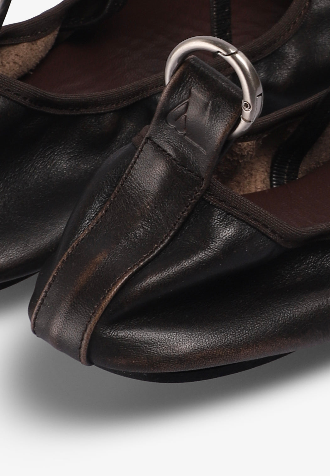 ALOHAS | NAIRA BAREFOOT LEATHER BALLET FLATS