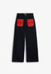 THE TINY BIG SISTER | BICOLOR JEANS