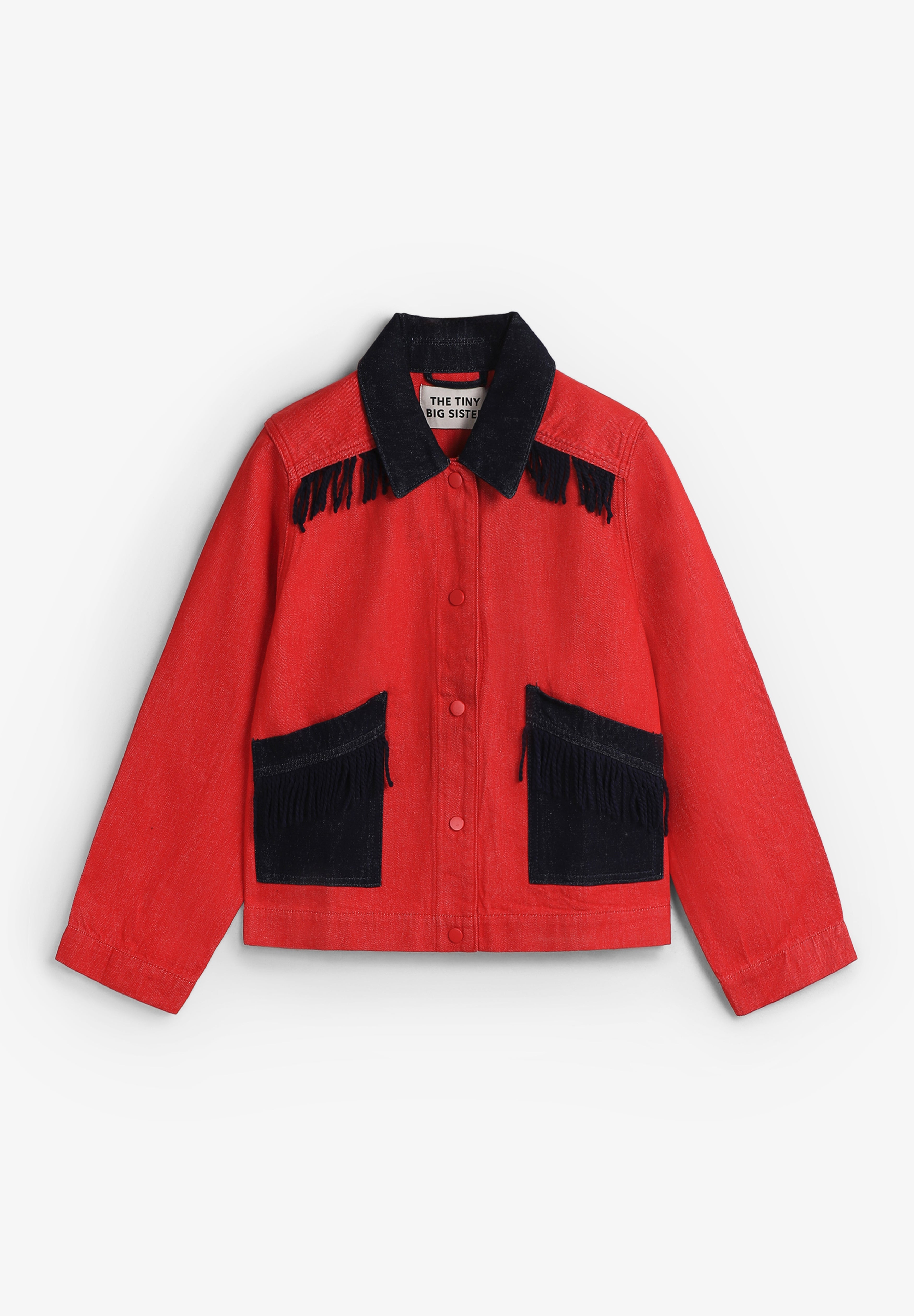 THE TINY BIG SISTER | BICOLOR DENIM JACKET