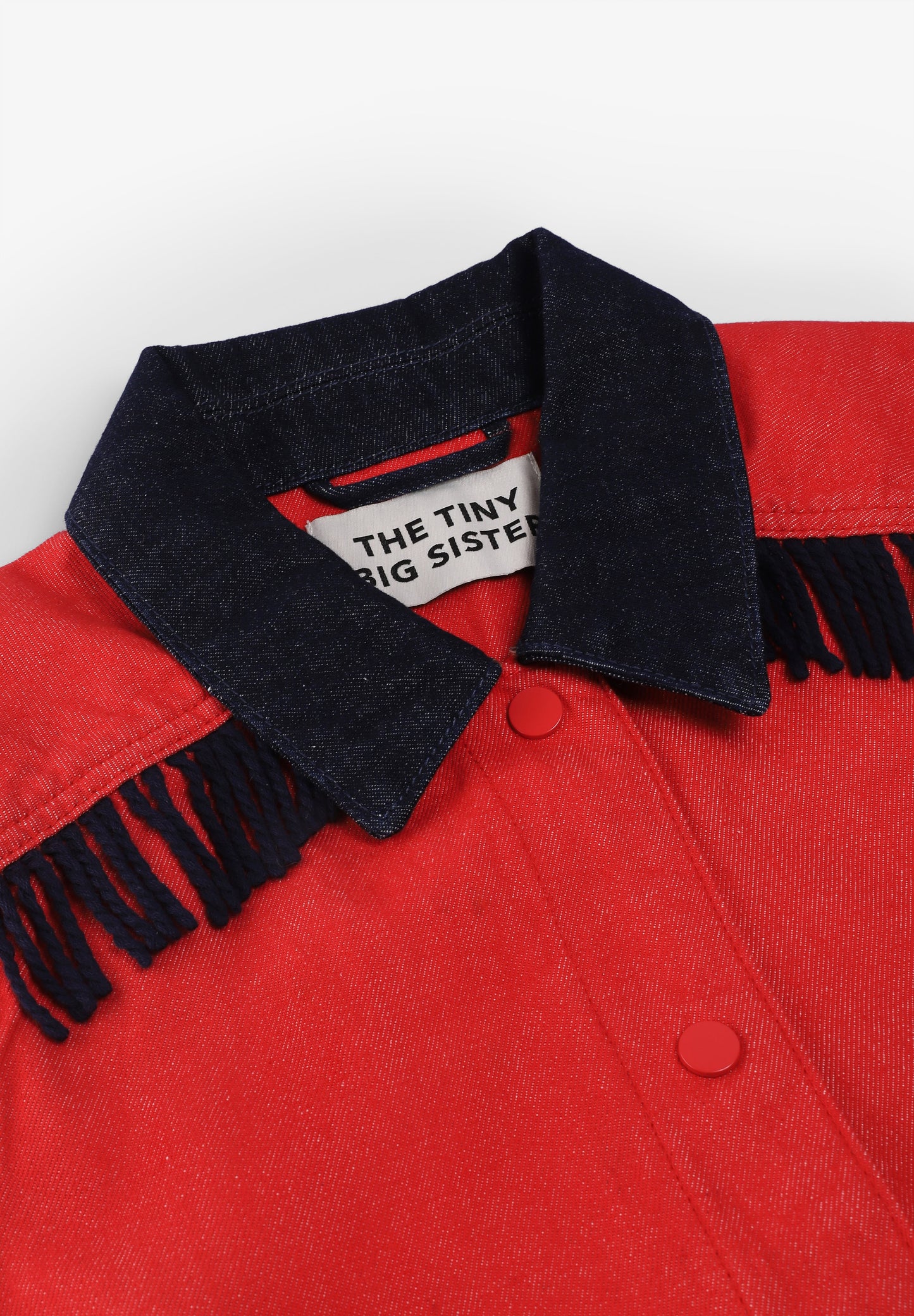 THE TINY BIG SISTER | BICOLOR DENIM JACKET