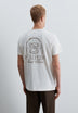 T-SHIRT COM PADRÃO SAINT BLEU