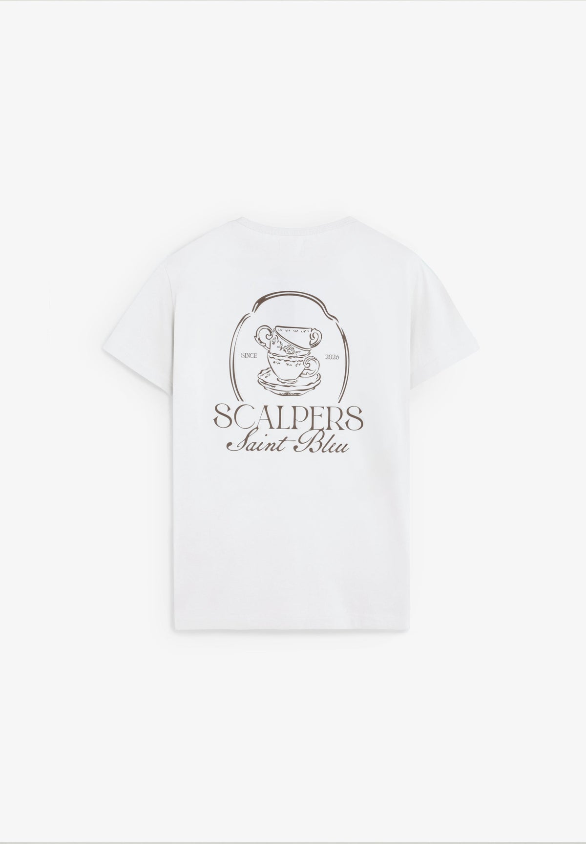 T-SHIRT COM PADRÃO SAINT BLEU