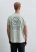 T-SHIRT COM PADRÃO SAINT BLEU