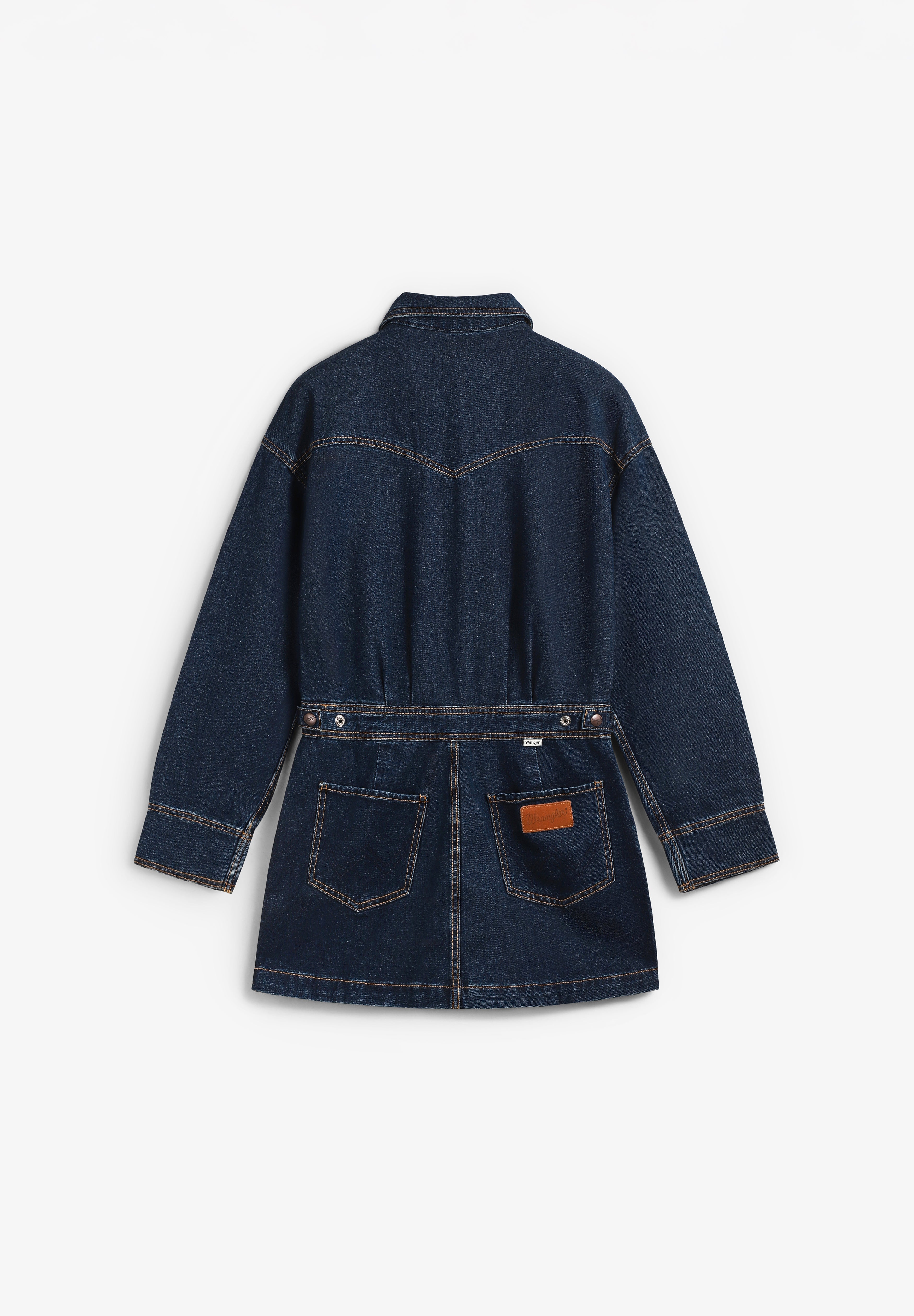 WRANGLER | MOTO DRESS RAWHIDE