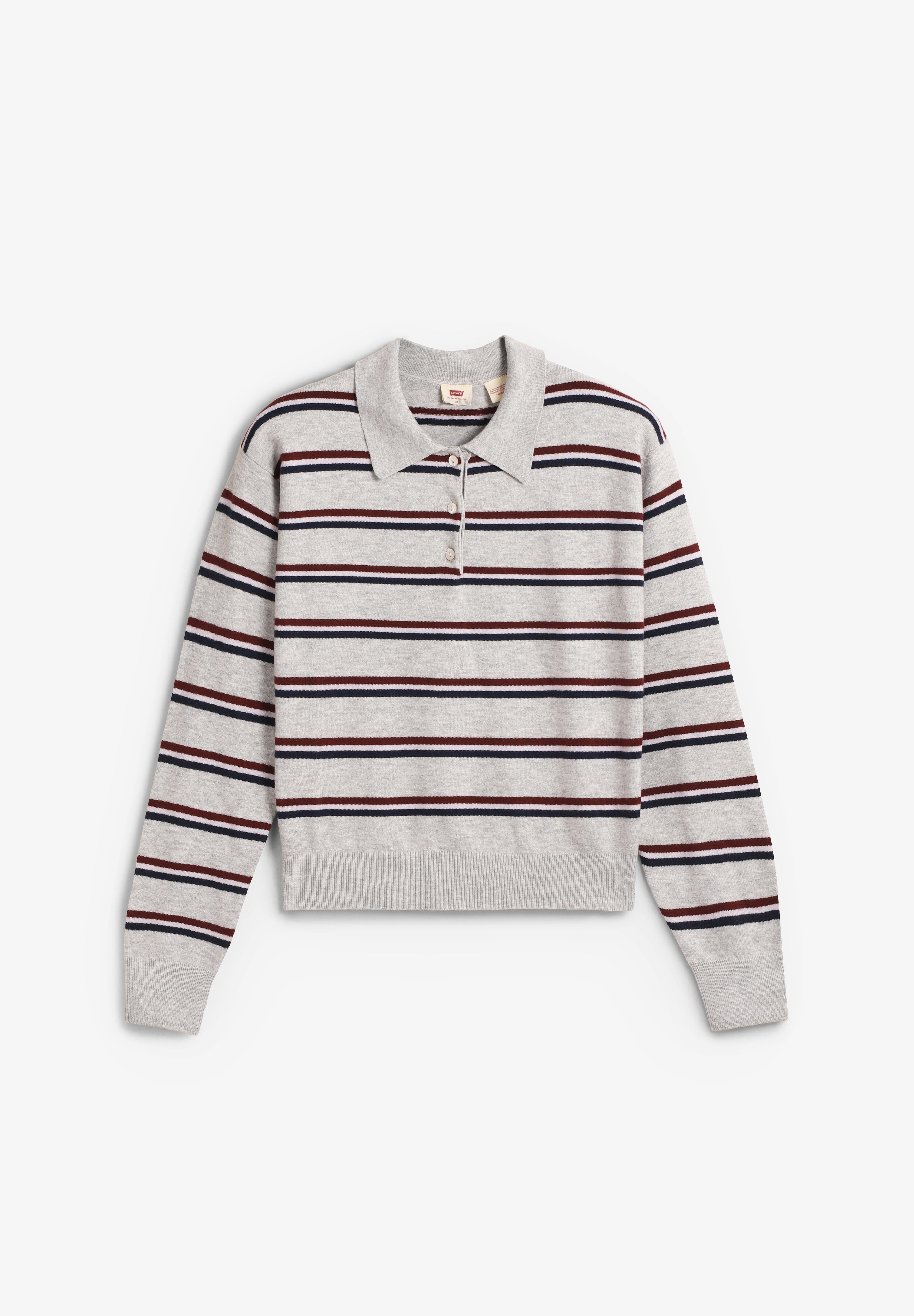LEVIS | SUPER SOFT LS POLO JADE STRIPE