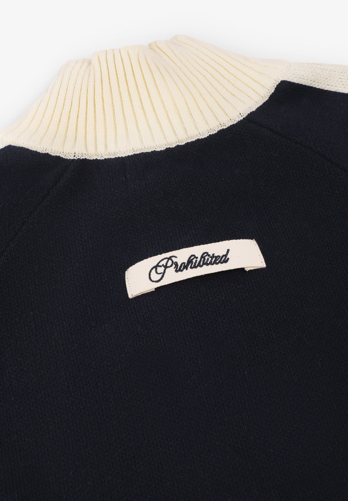 PROHIBITED | LETTERMAN KNIT JACKET