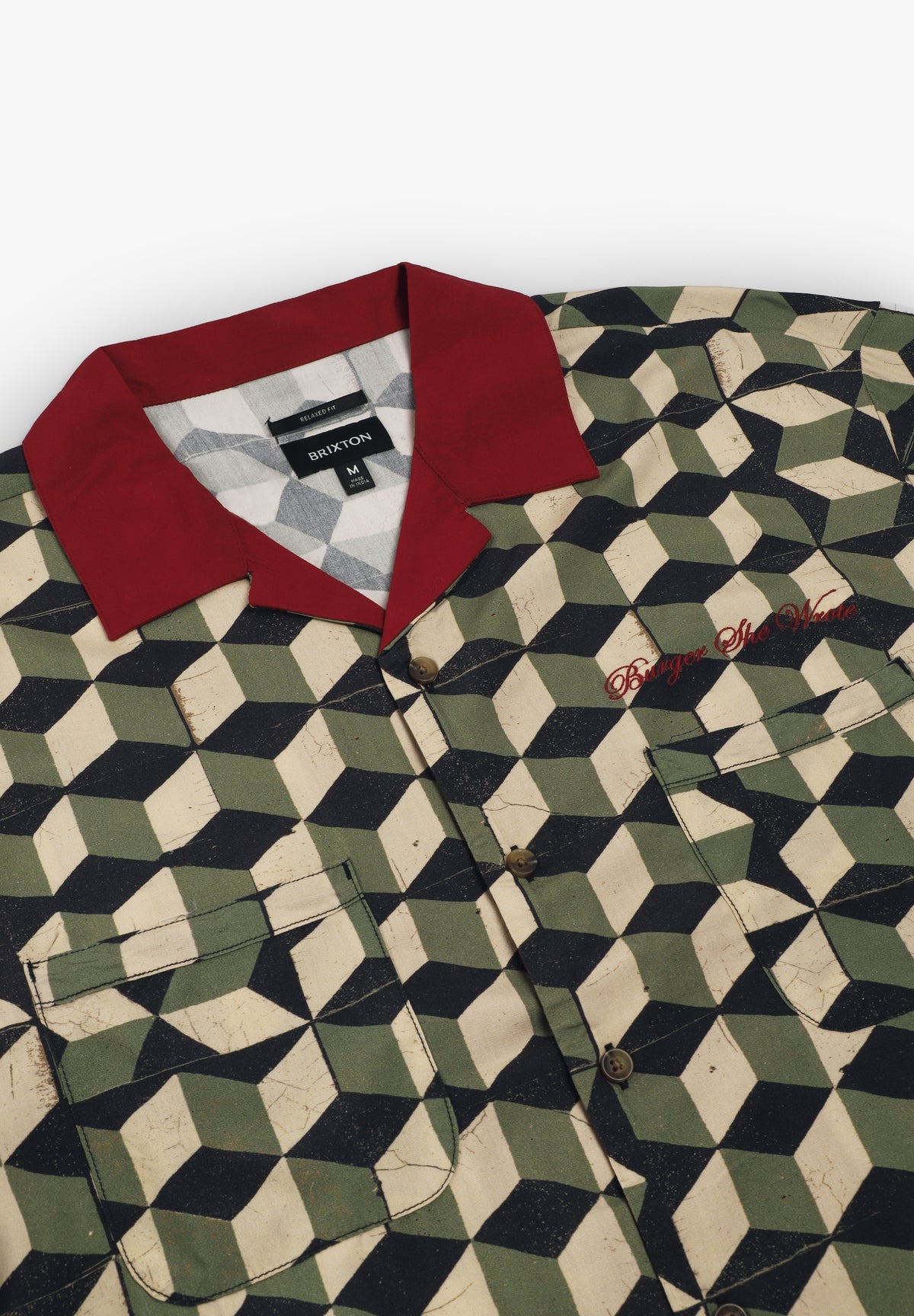 BRIXTON | CAMISA BURGER SHE WROTE