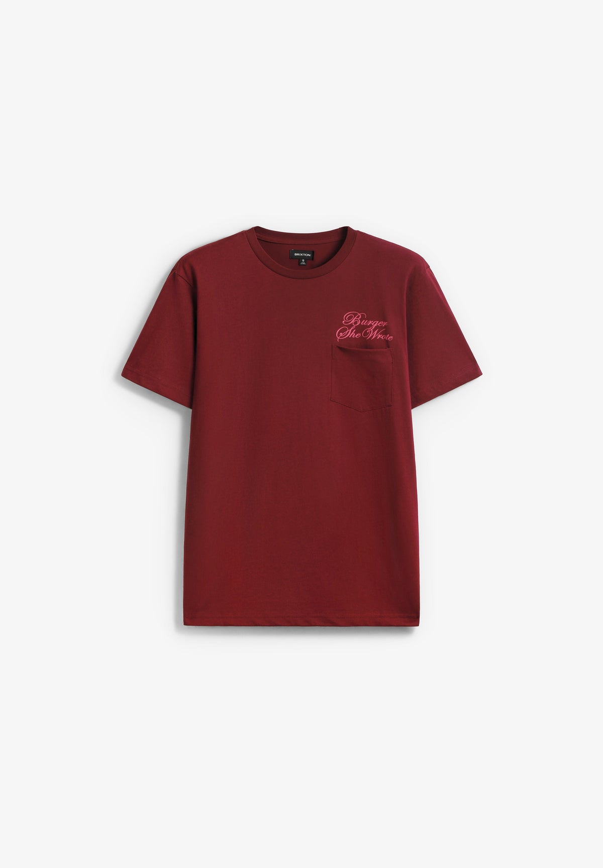 BRIXTON | T-SHIRT COM BOLSO BURGER SHE WROTE