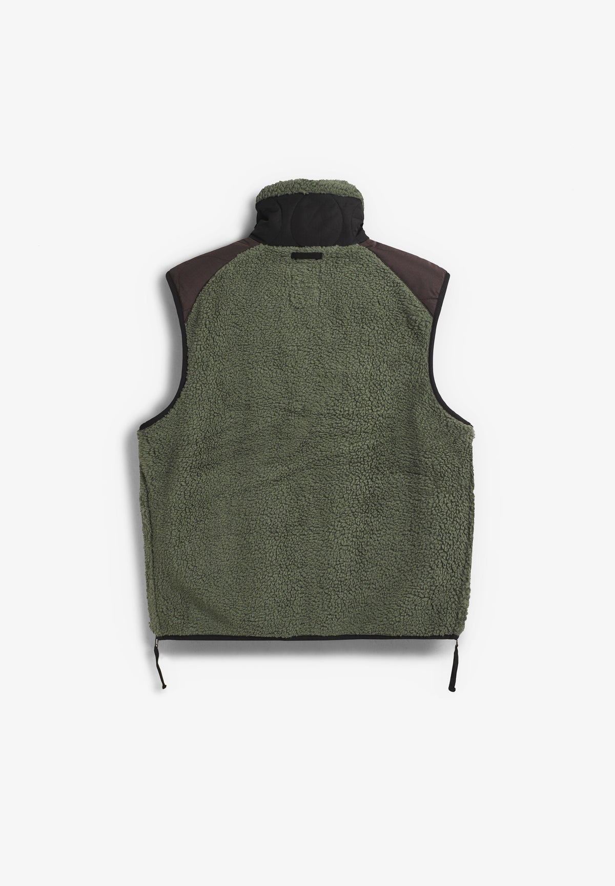 TAION | MILITARY PILE-FLEECE HIGH-NECK VEST