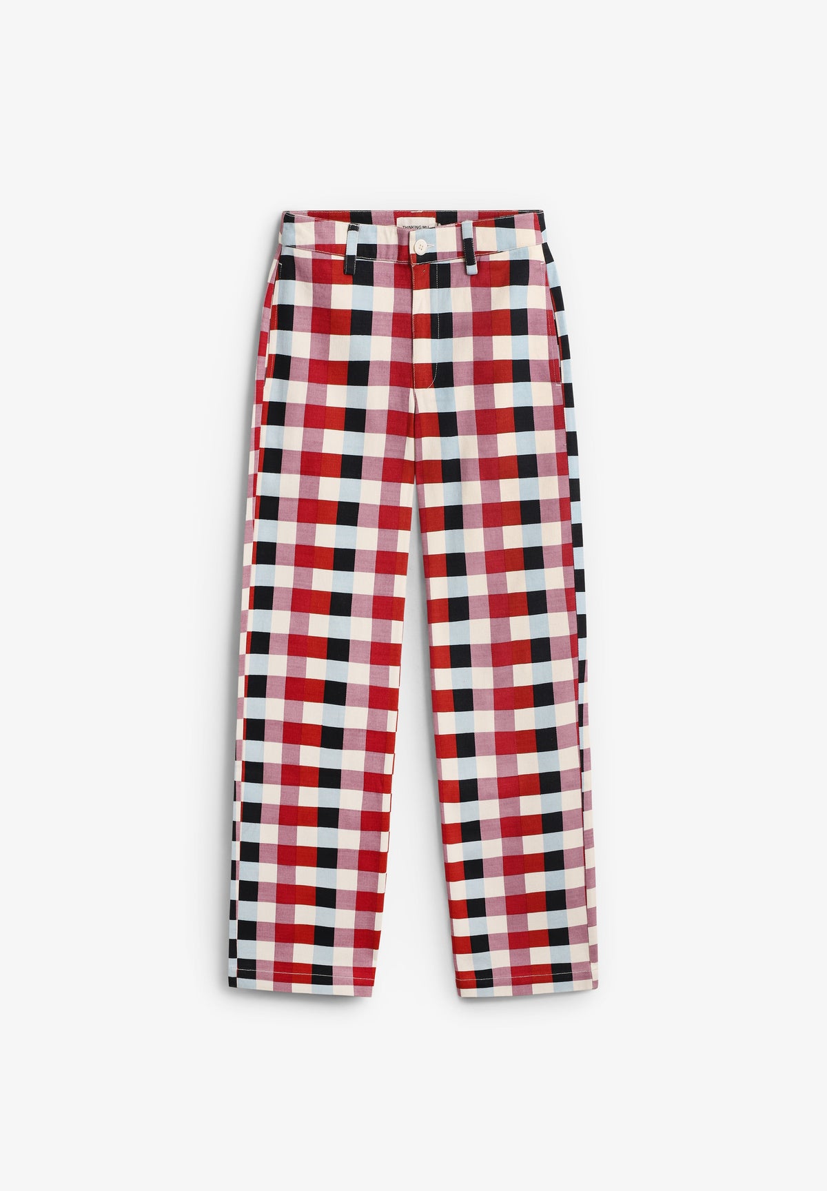 THINKING MU | CHESHIRE CHECKS SERENA PANTS