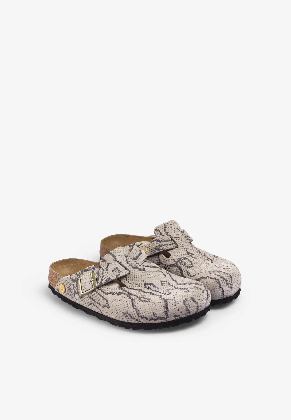 BIRKENSTOCK | BOSTON RIVET LOGO SUEDE LEATHER