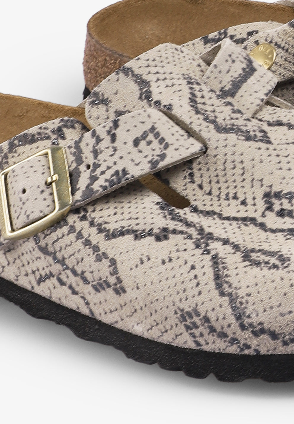 BIRKENSTOCK | BOSTON RIVET LOGO SUEDE LEATHER