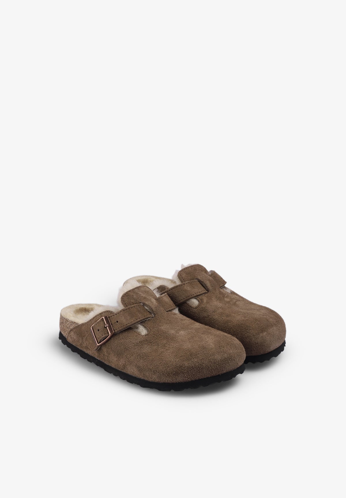 BIRKENSTOCK | SOCAS BOSTON SHEARLING PELE FAUX SUEDE