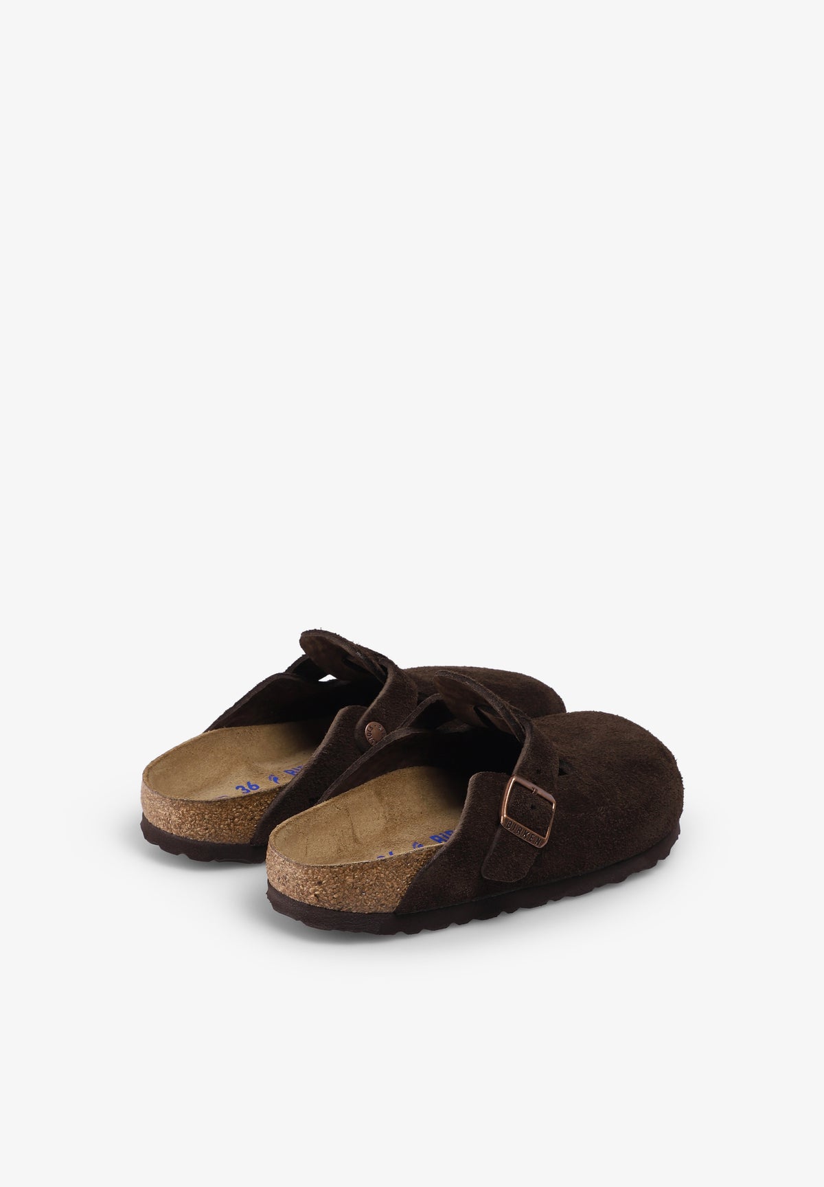BIRKENSTOCK | SOCAS BOSTON SOFT FOOTBED PELE FAUX SUEDE DE HOMEM