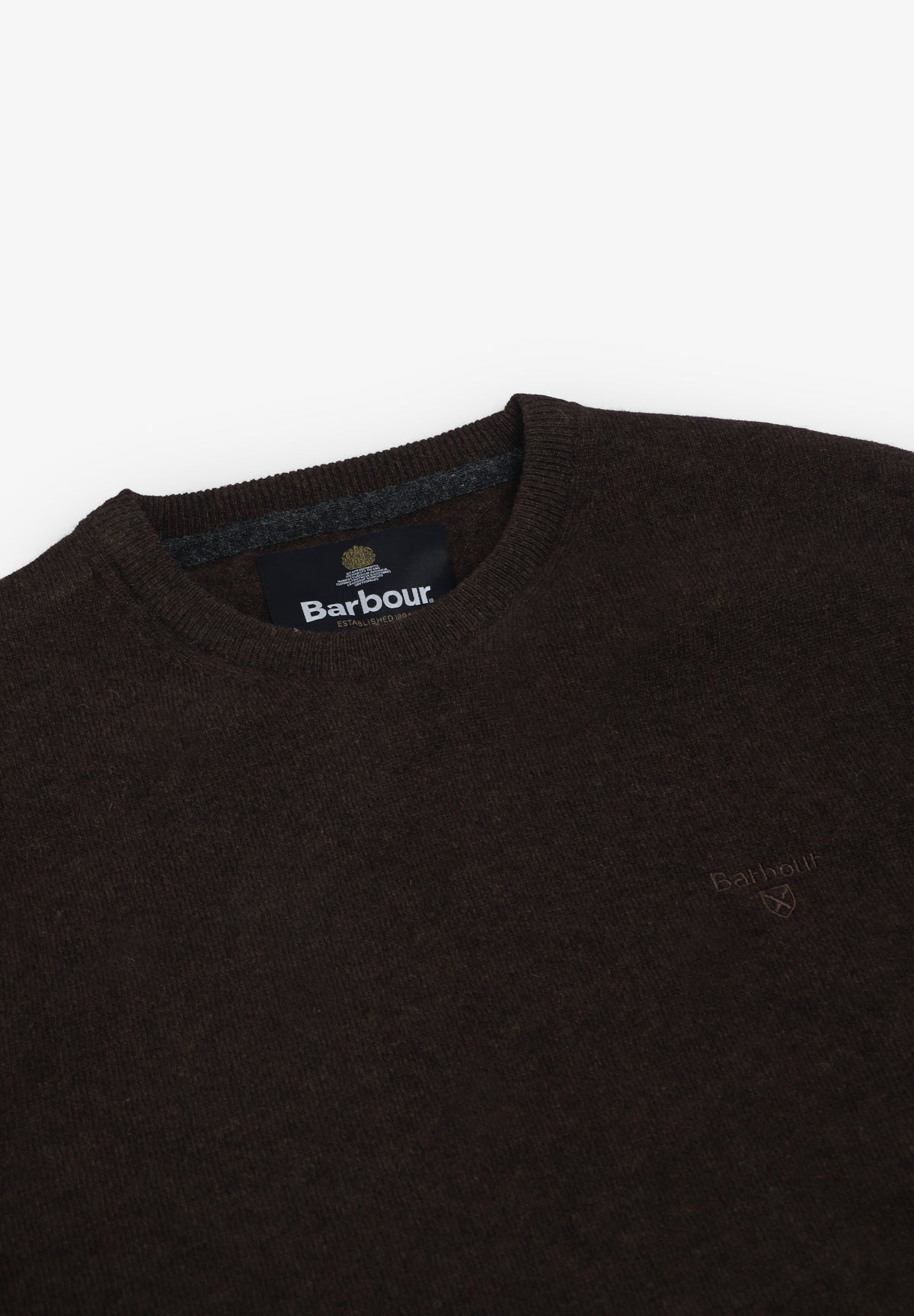 BARBOUR | BARBOUR ESSENTIAL L/WOOL CREW NECK SWEATER