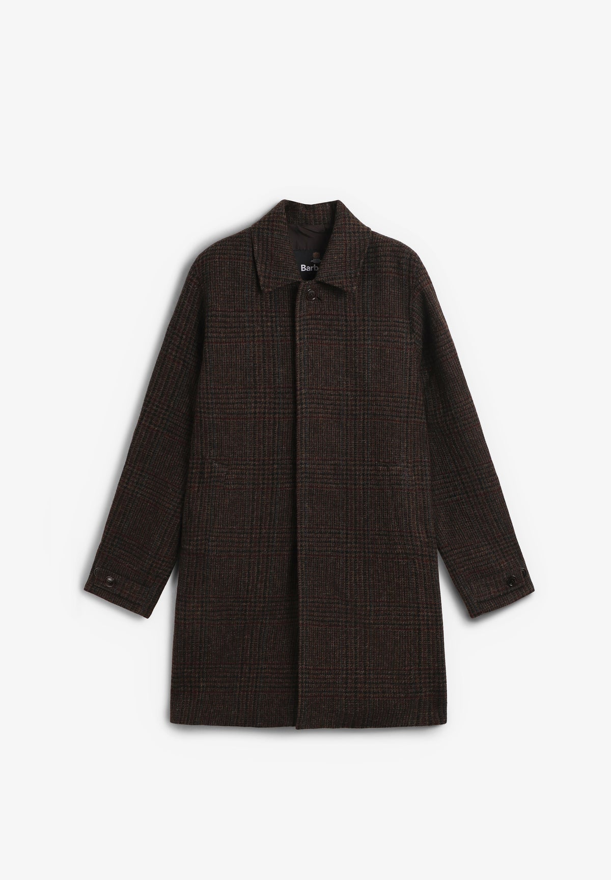 BARBOUR | BARBOUR LORDEN CHECK WOOL OVERCOAT
