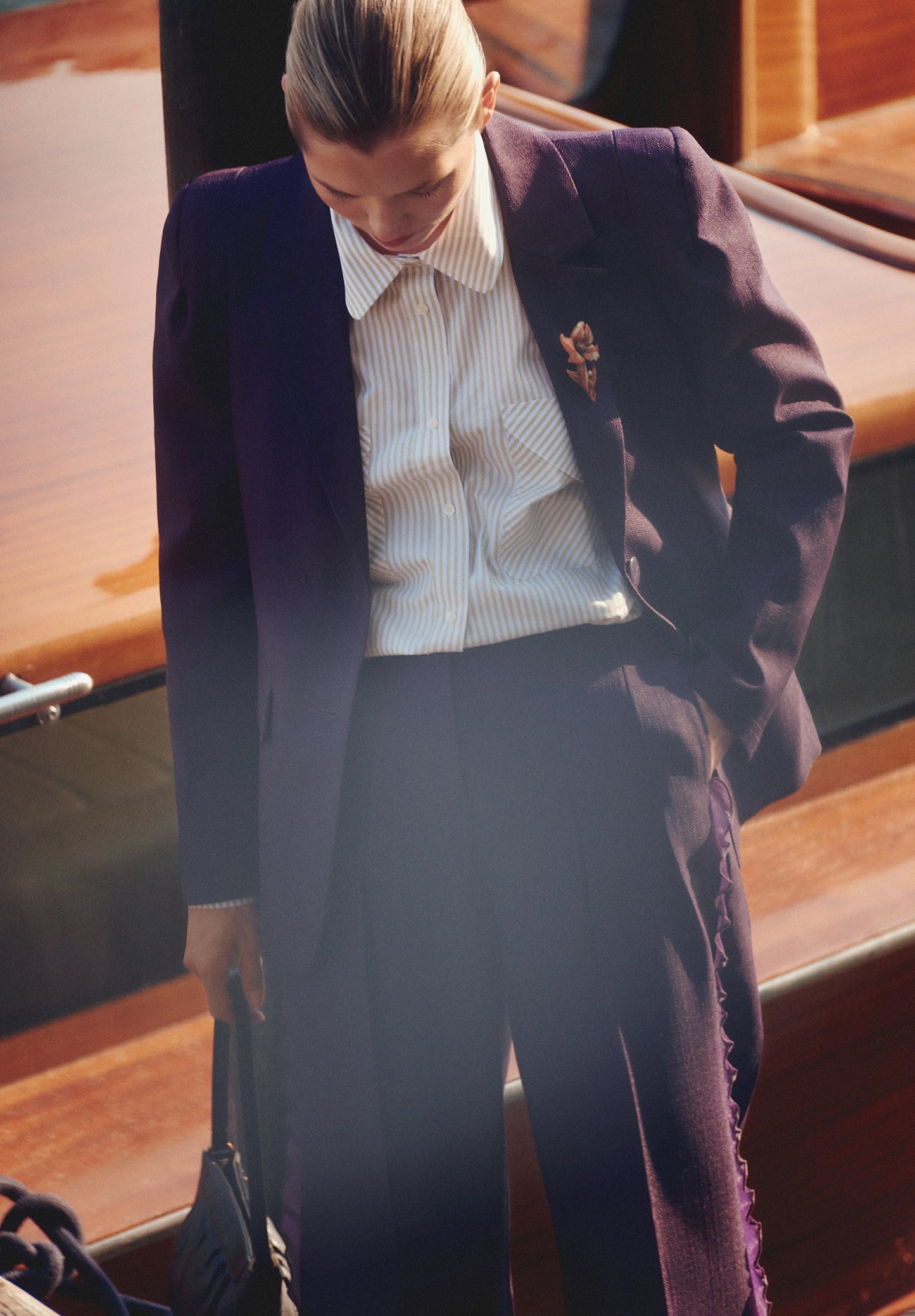 BLAZER COM MANGA ABALONADA