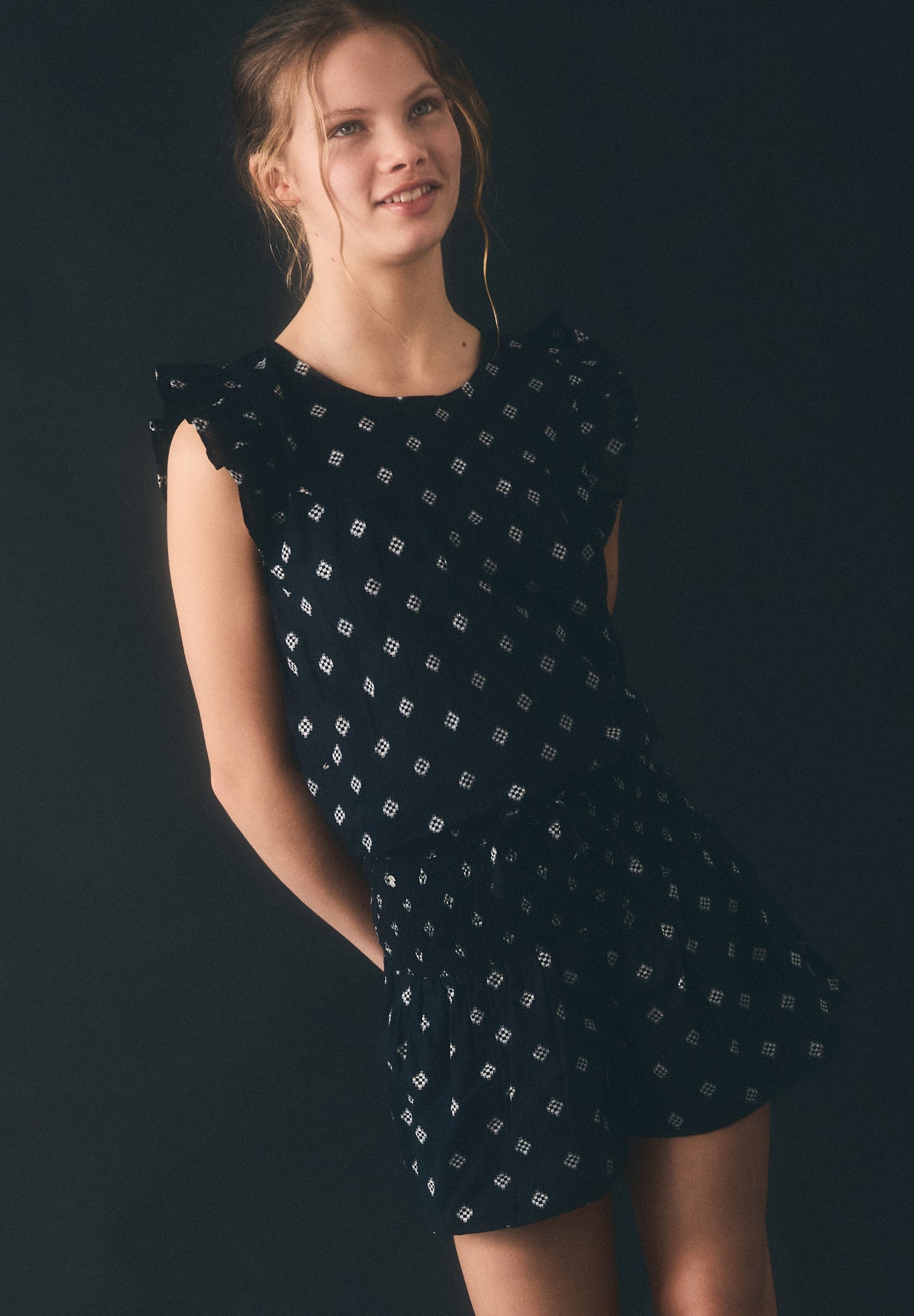 SCOTTON JACQUARD SHORTS GIRLS