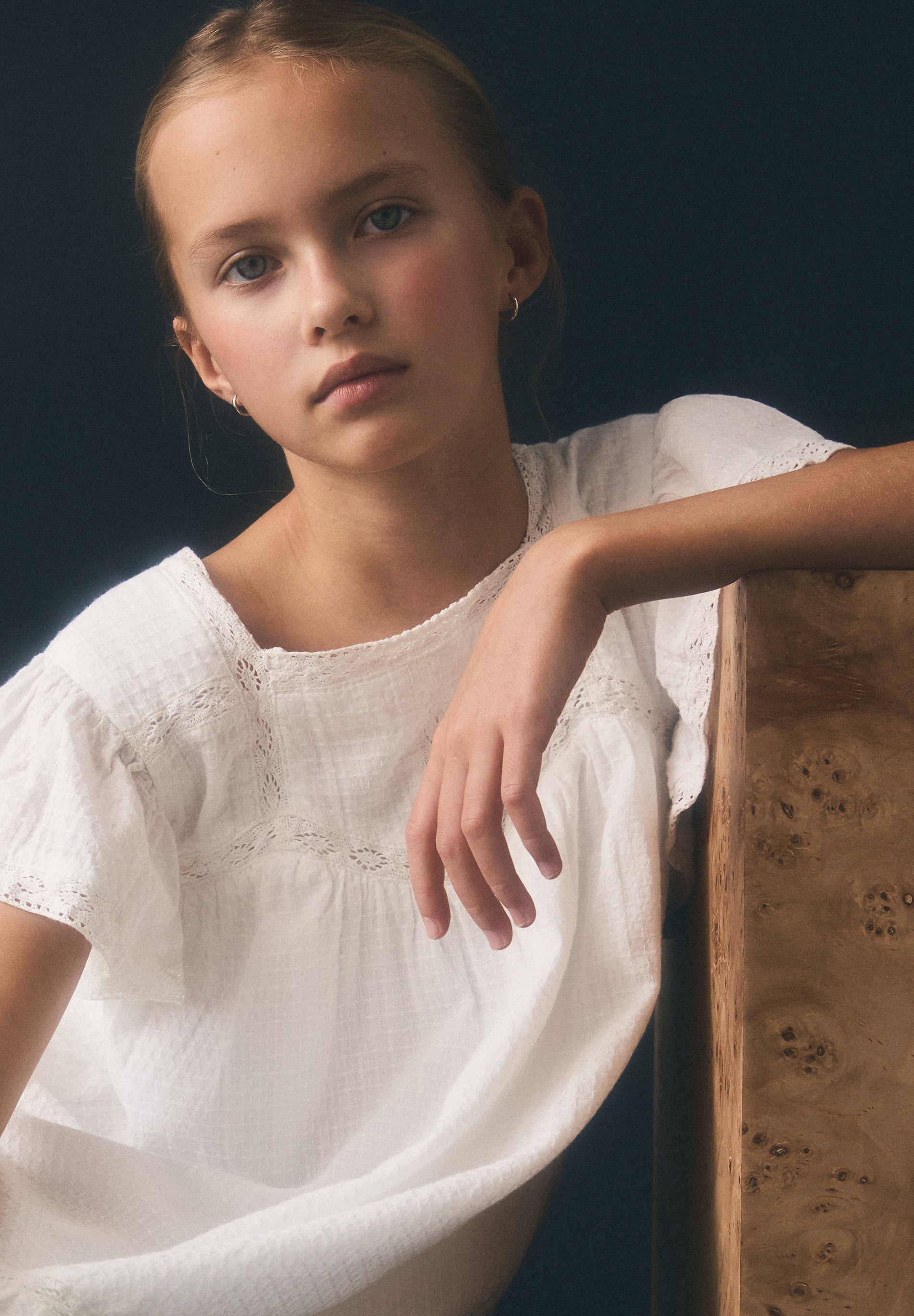 VESTIDO DE ALGODÃO DETALHES