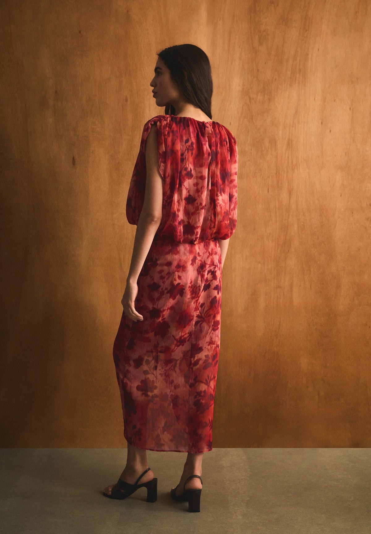 SAIA MIDI PADRÃO FLORAL