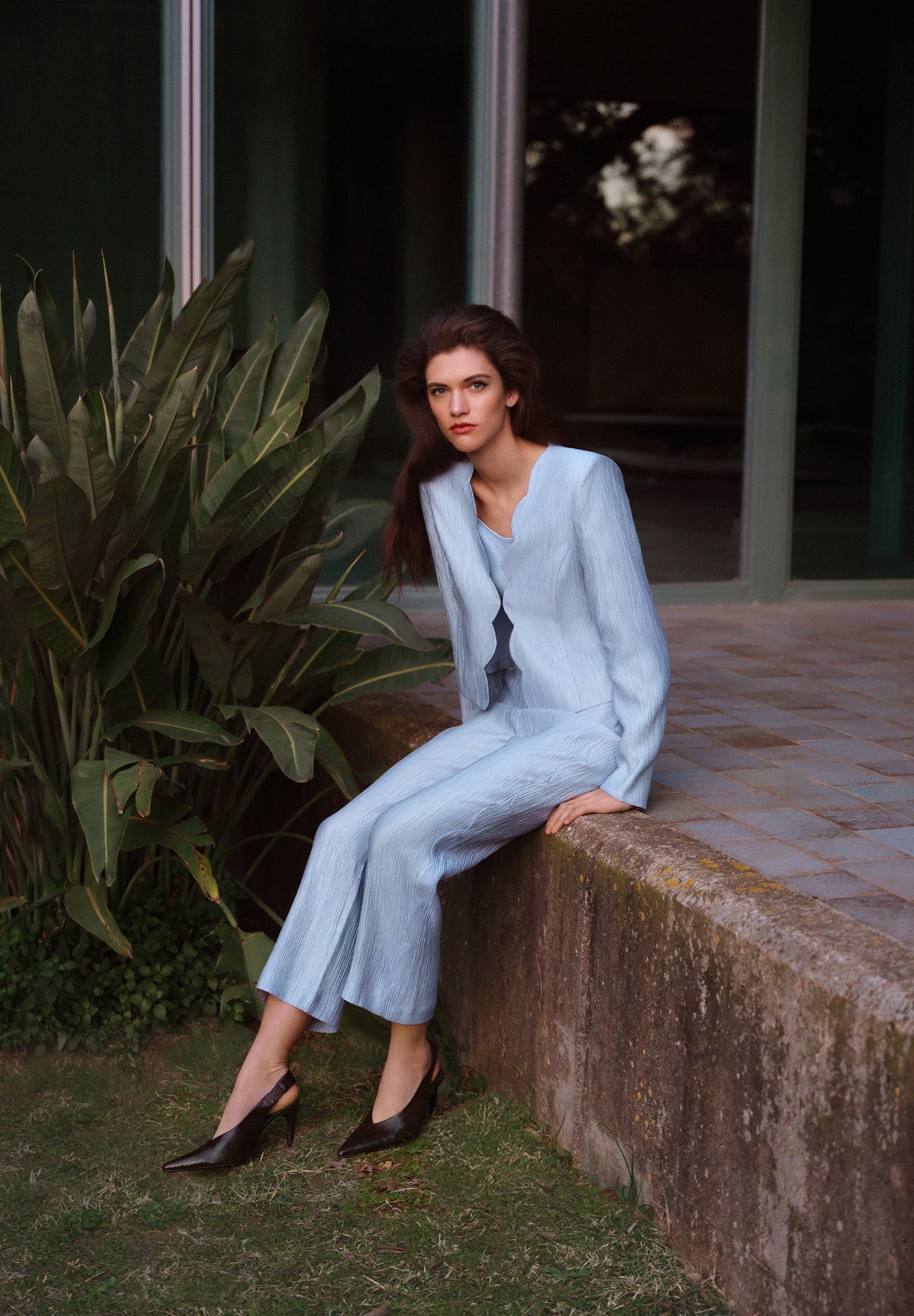 BLAZER CROPPED JACQUARD