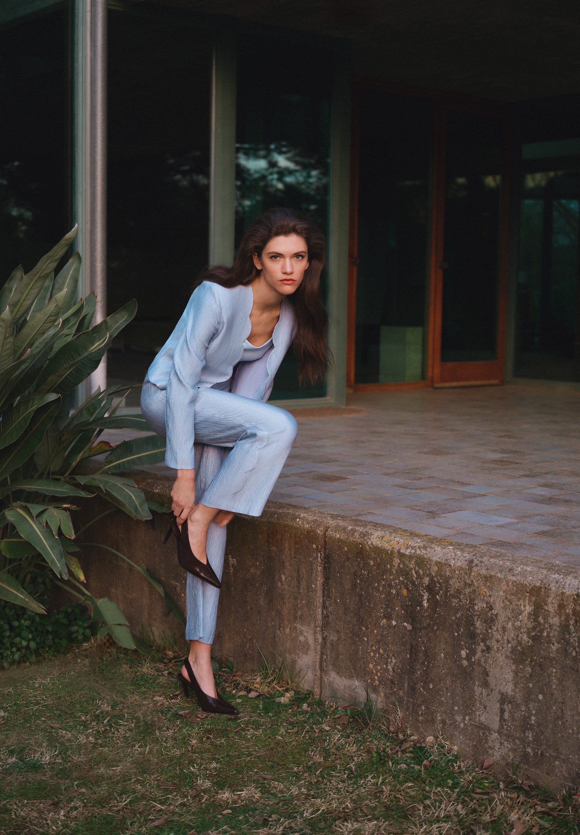 BLAZER CROPPED JACQUARD