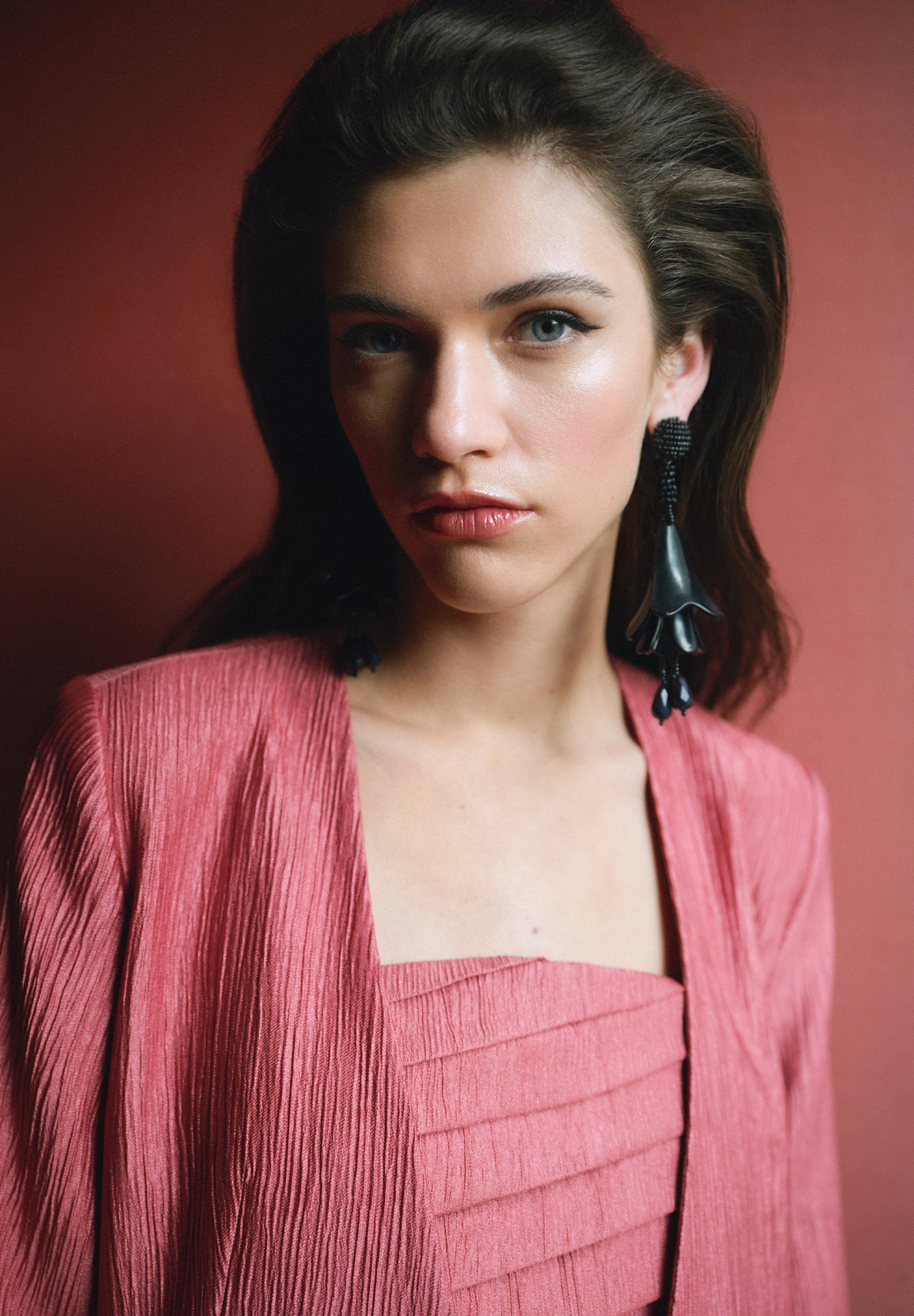 TOP DRAPEADO COM TEXTURA