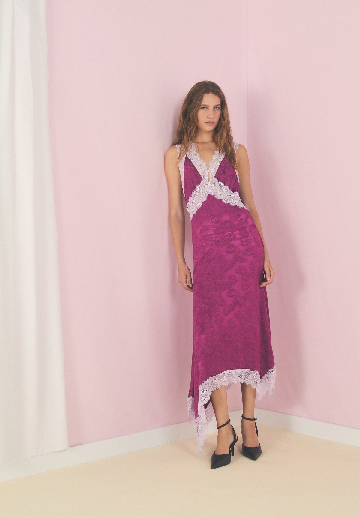 VESTIDO RENDADO JACQUARD