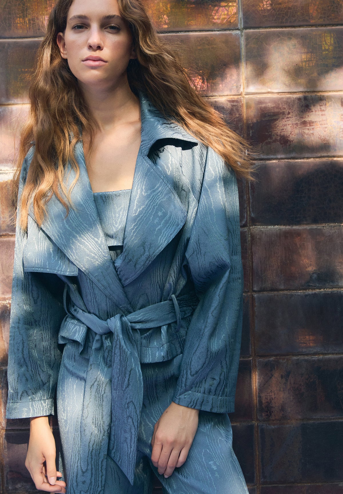 CARDIGAN JACQUARD COM CINTO