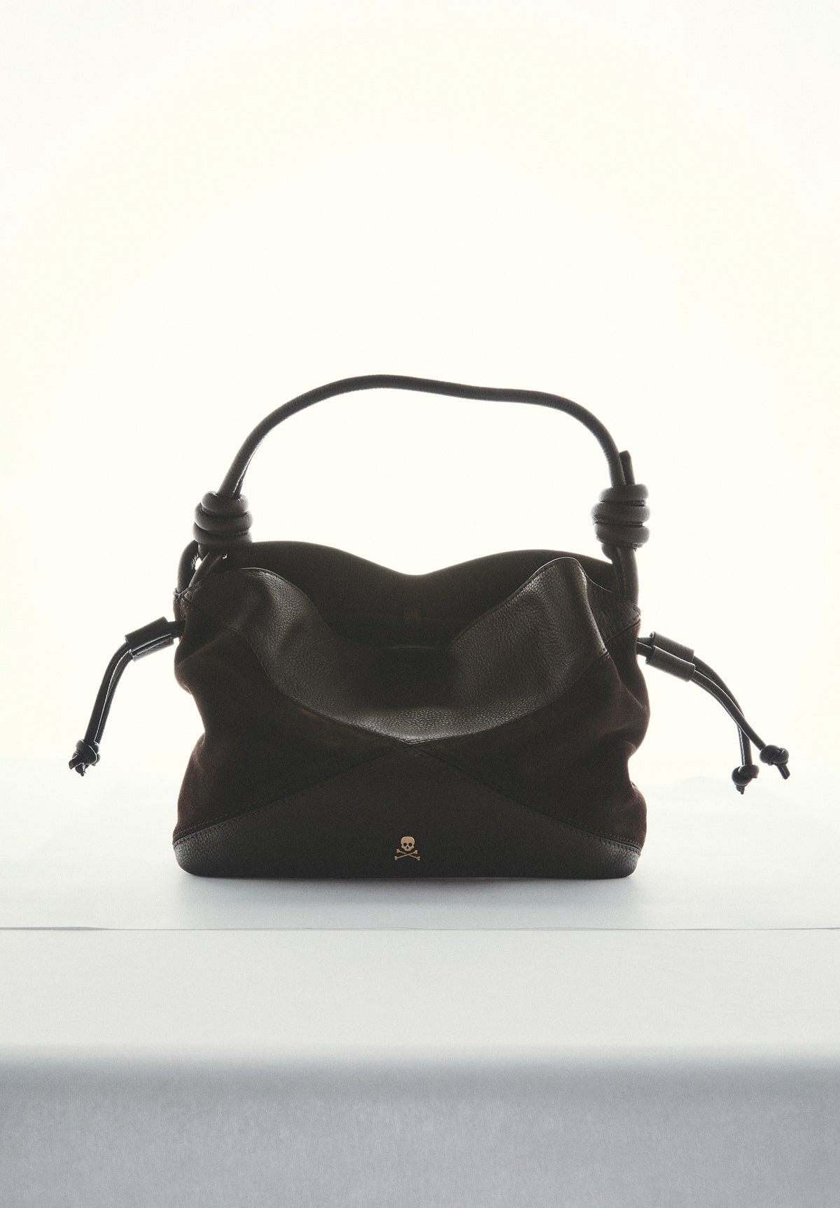BOLSA DE PELE COMBINADA