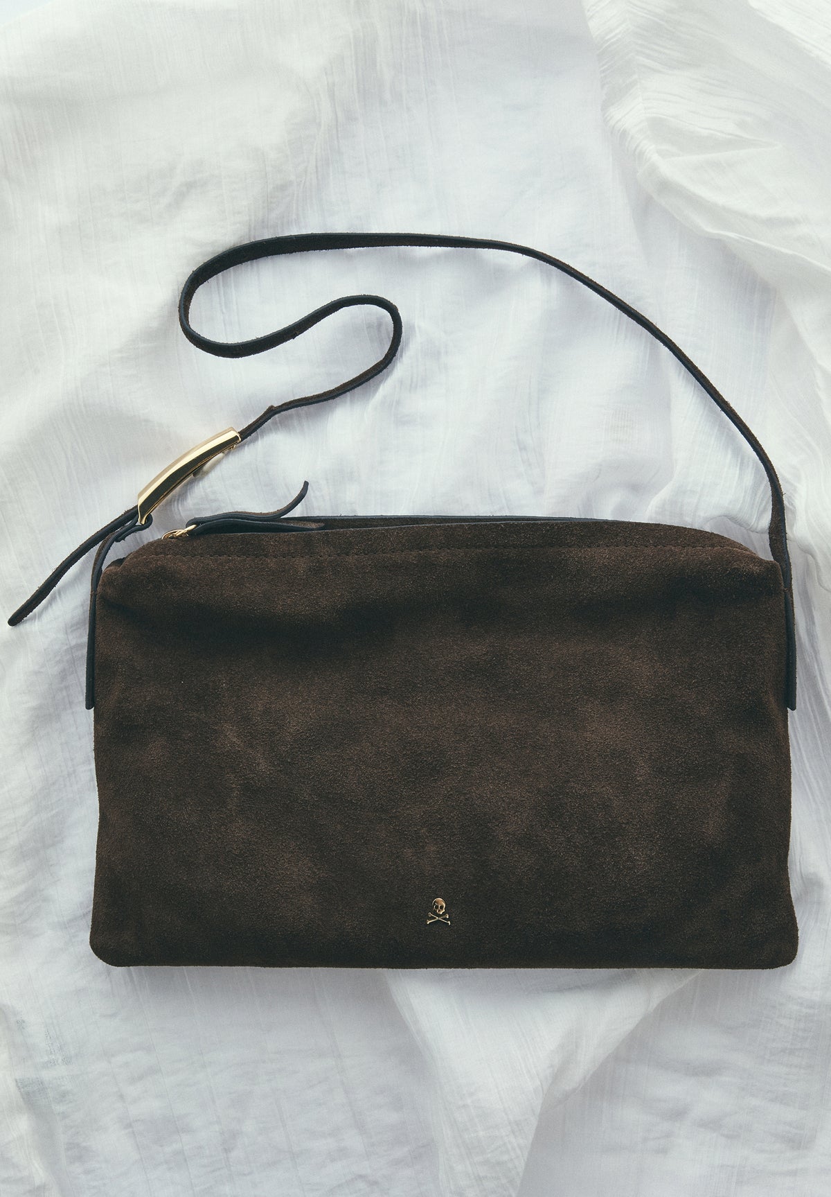 BOLSA DE OMBRO EM PELE
